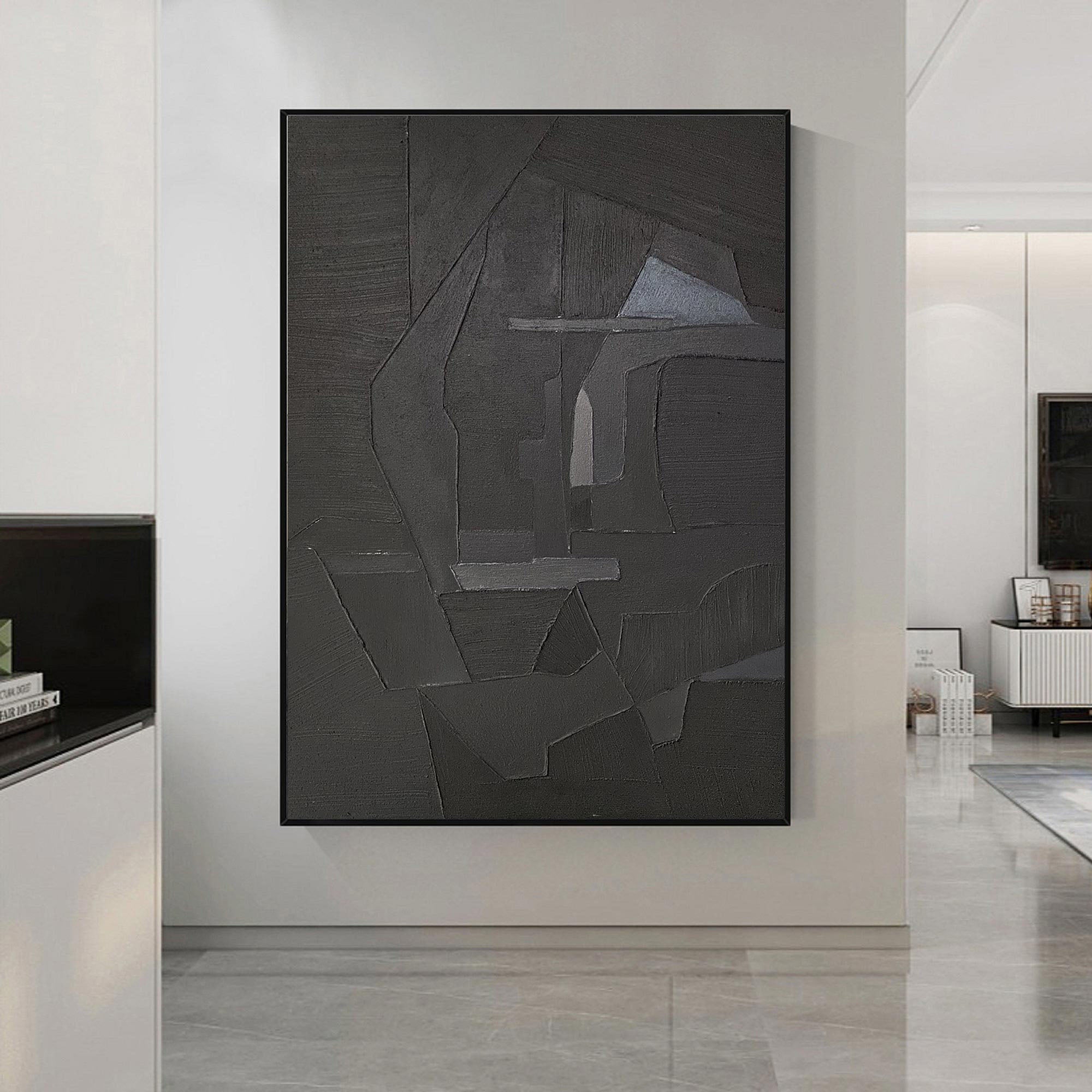 Black Minimalist Painting #BM 031