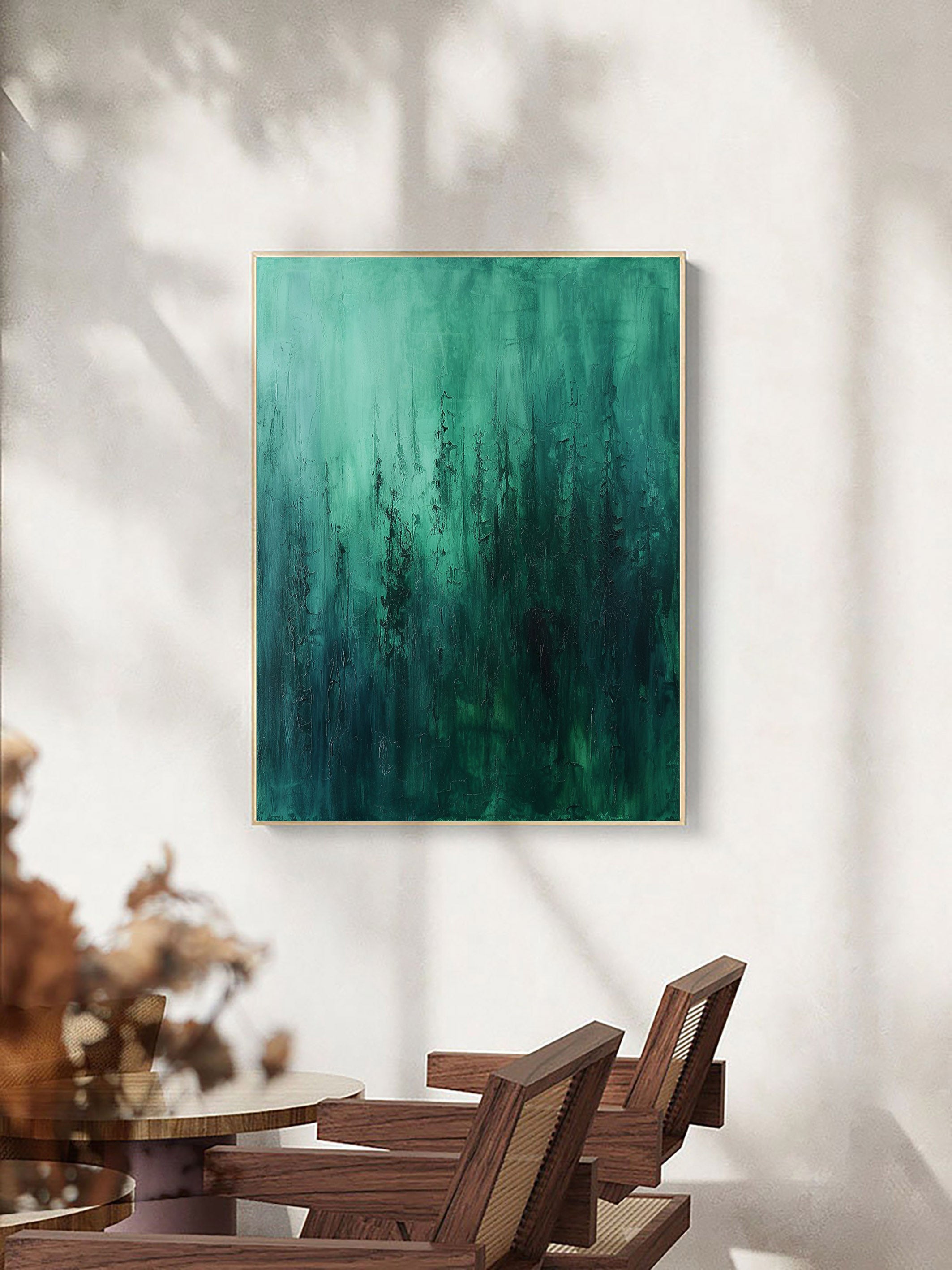 Blue & Green Abstract Painting #BGA 013