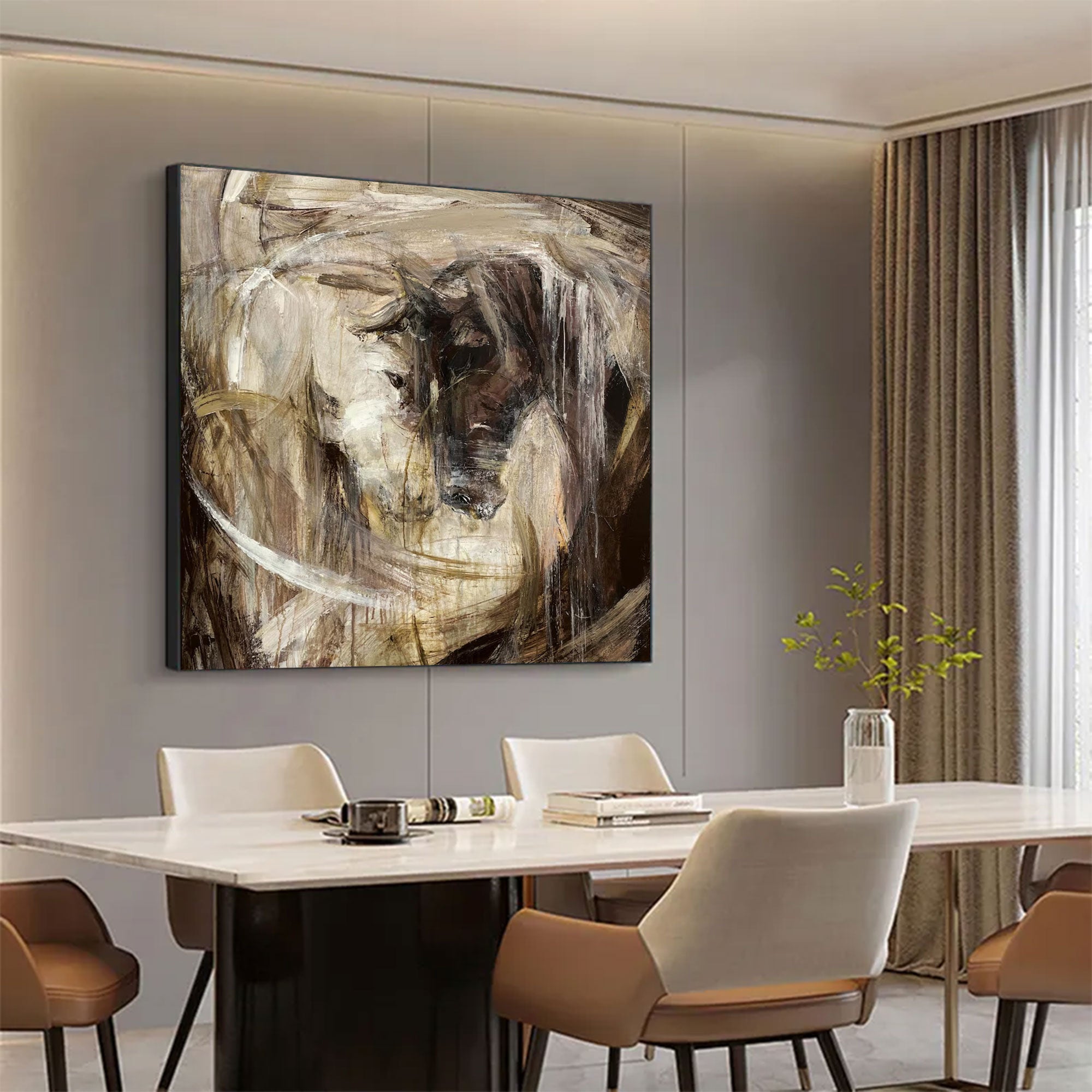 Large Contemporary Abstract Gestural Art | MuroArt #WGA 026