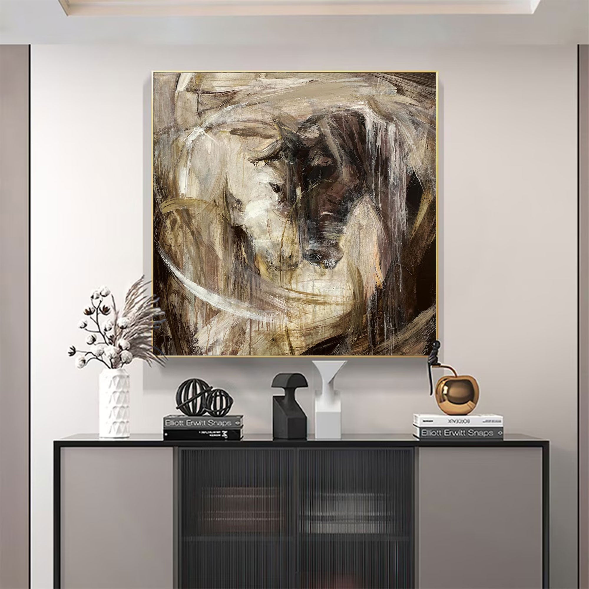 Large Contemporary Abstract Gestural Art | MuroArt #WGA 026
