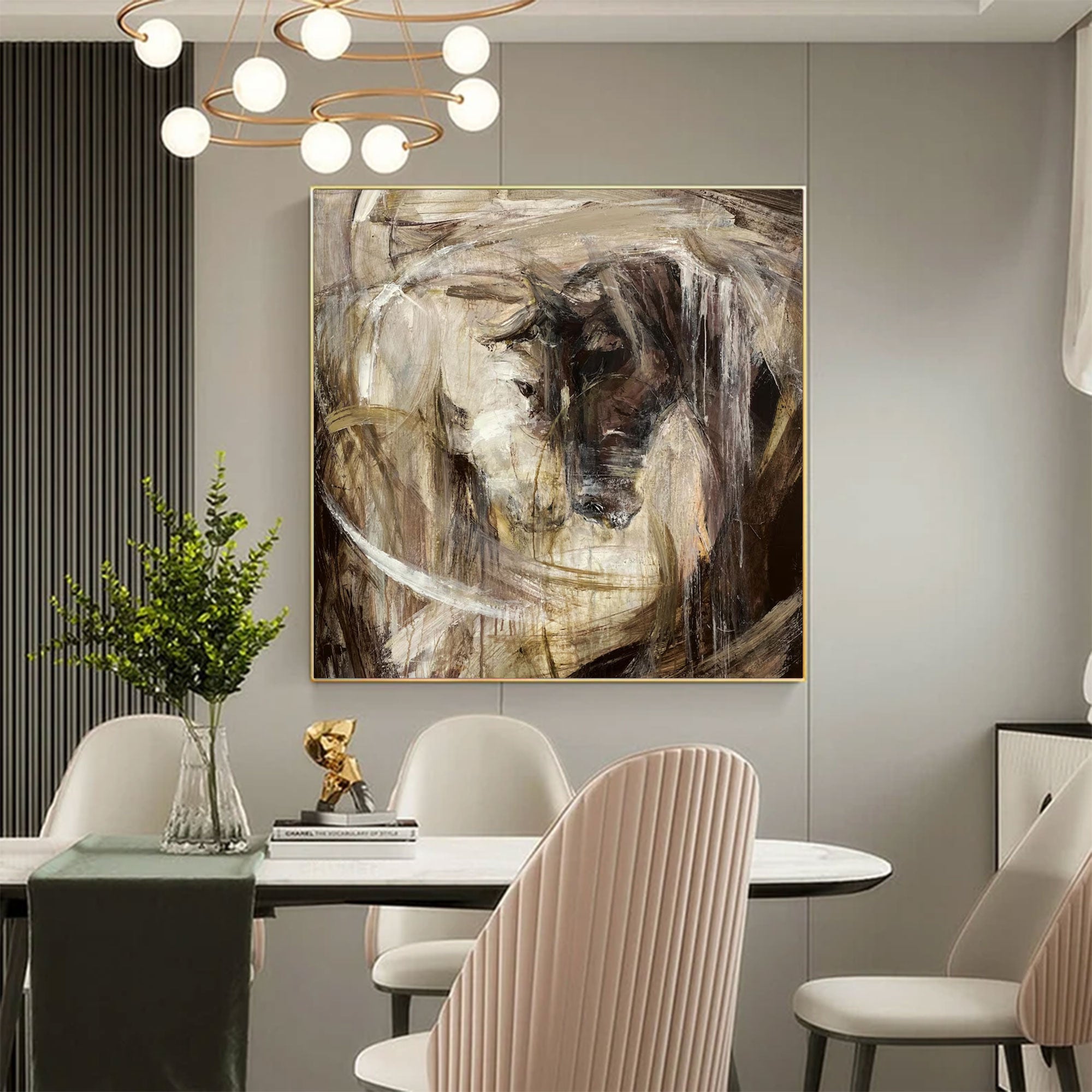 Large Contemporary Abstract Gestural Art | MuroArt #WGA 026