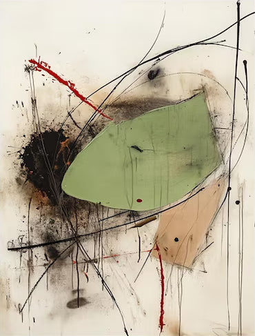 Abstract Large Modern Vibrant Art | MuroArt #WG 125