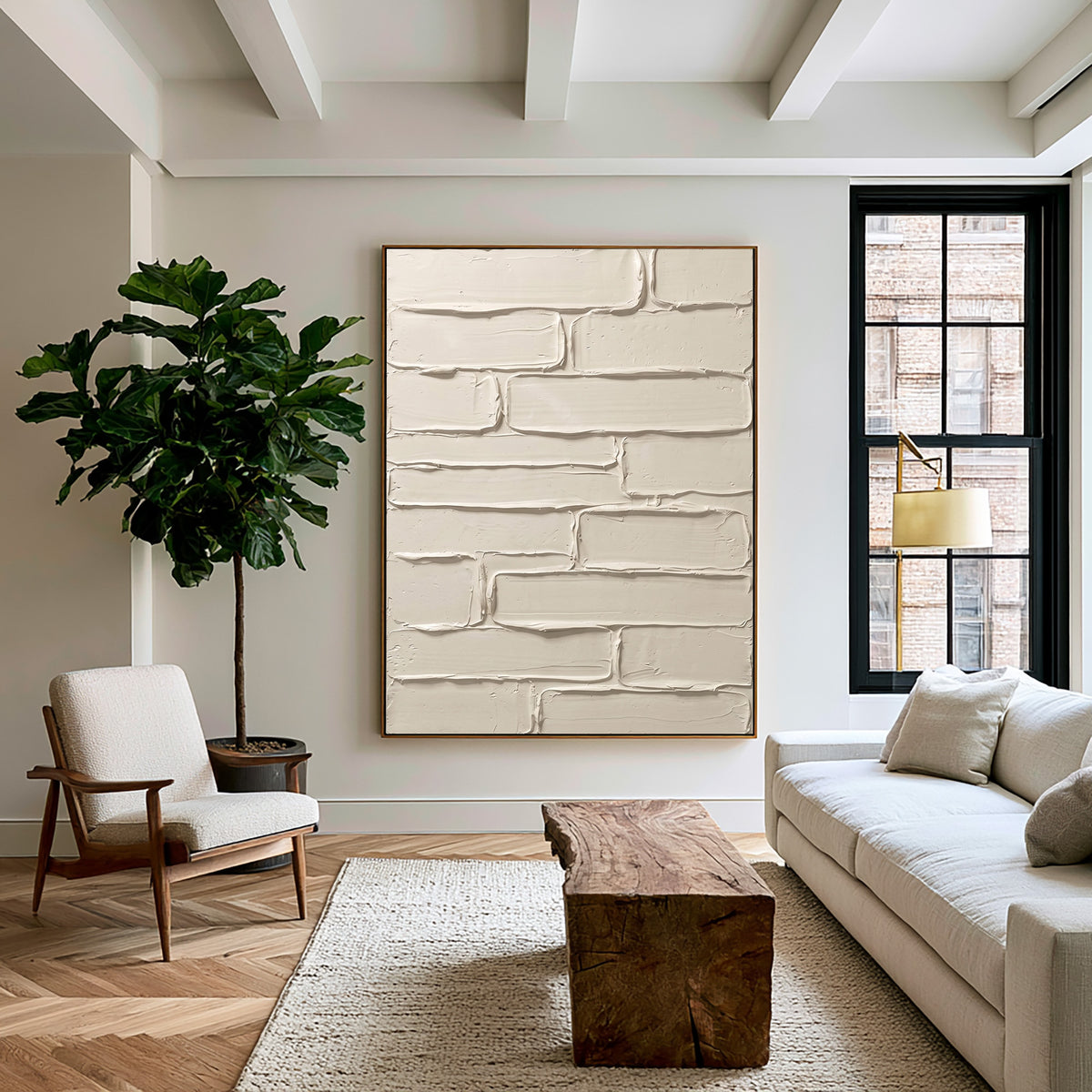 Layers Of Quiet Stone And Light Large White Textured Abstract Wall Art Sculptural Relief Contemporary Artwork