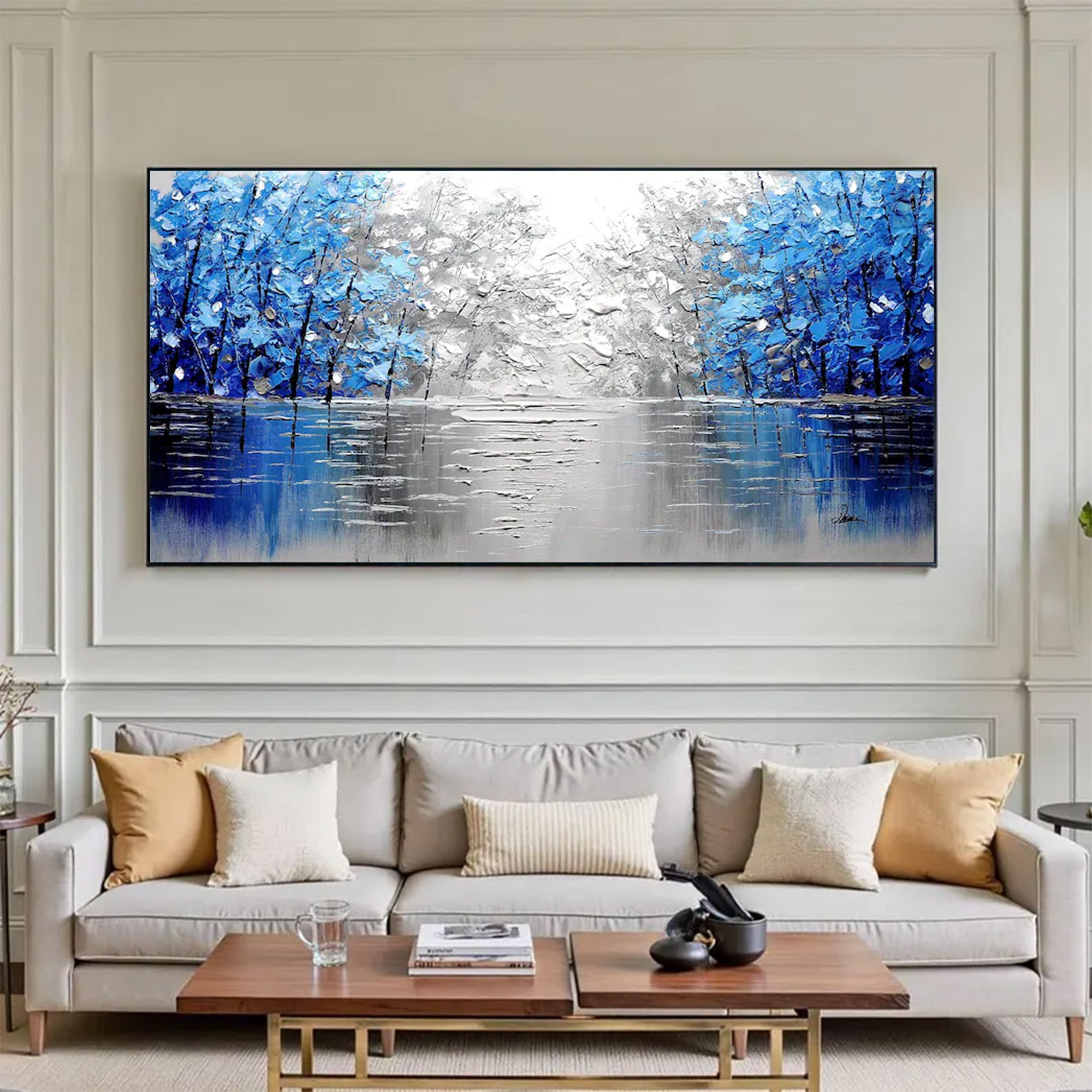 Large Contemporary Abstract Energetic Art | MuroArt #WGA 037