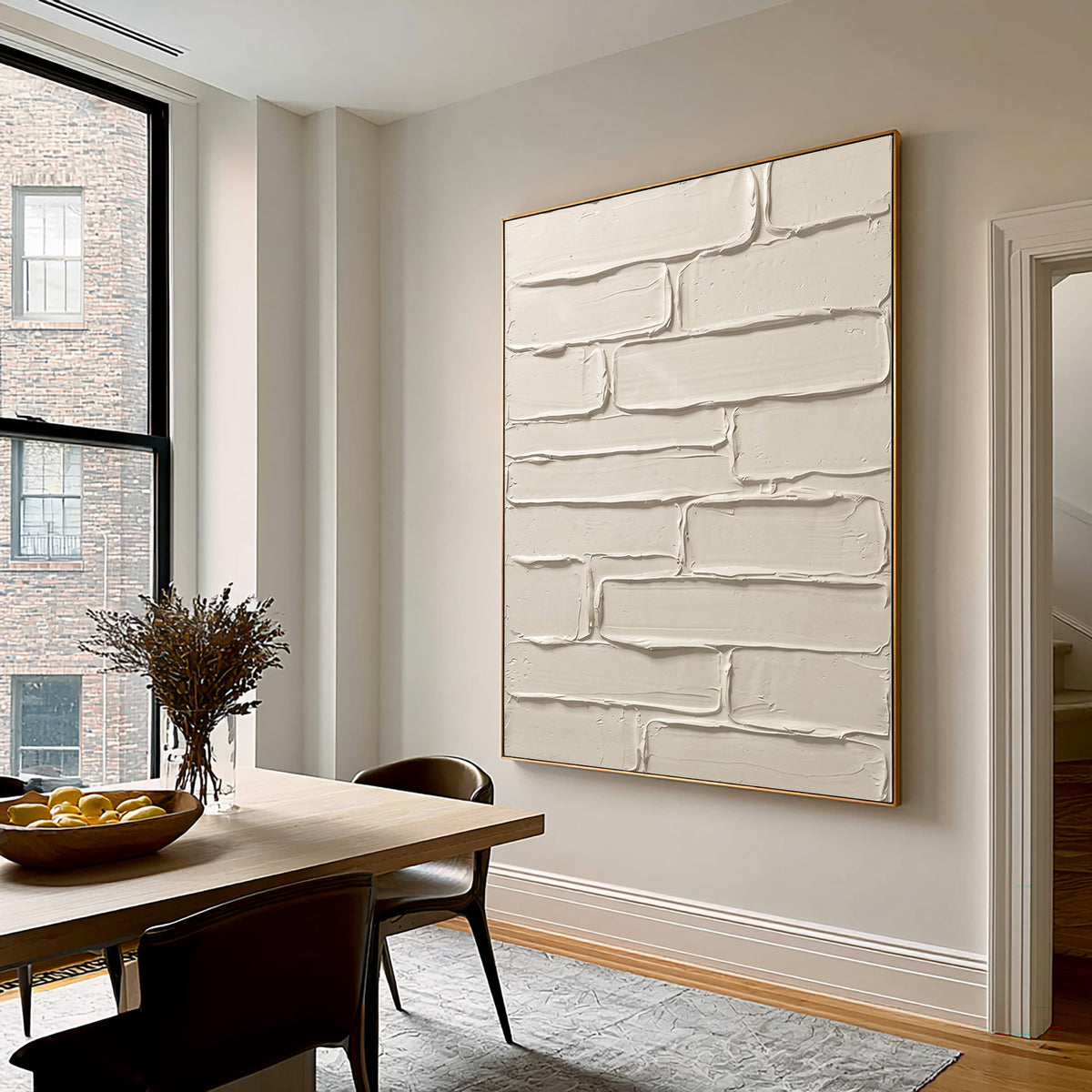 Layers Of Quiet Stone And Light Large White Textured Abstract Wall Art Sculptural Relief Contemporary Artwork