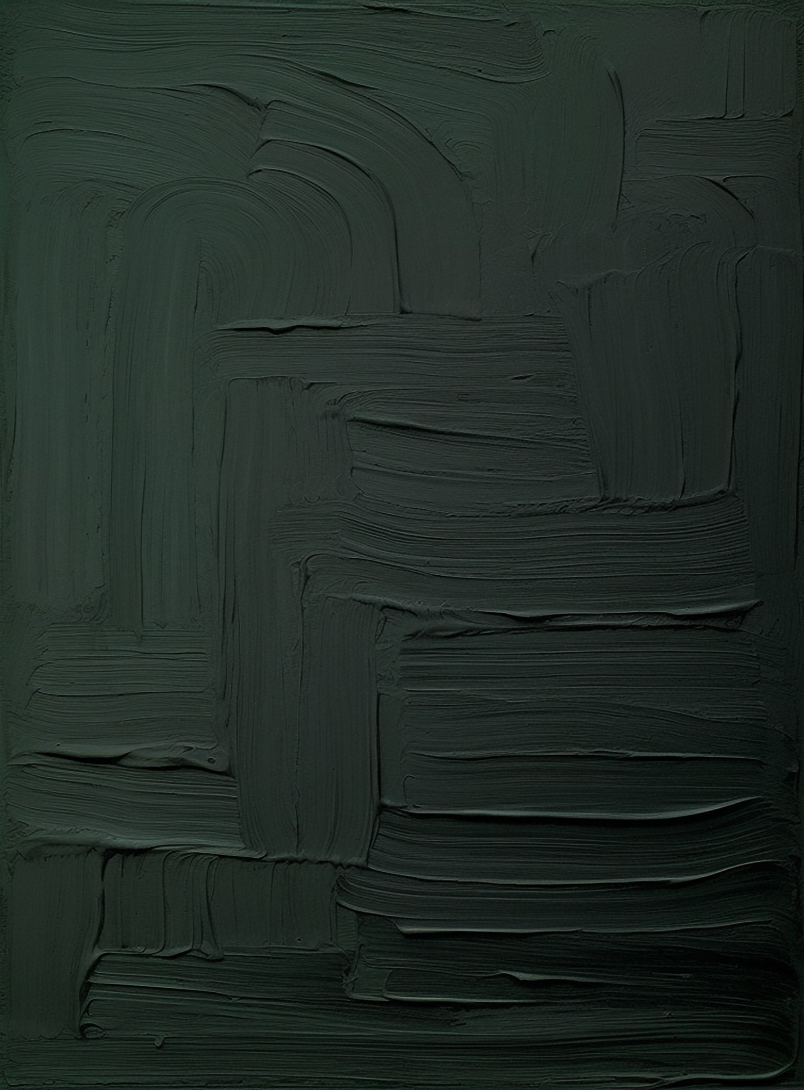 Green Minimalist Painting #GM 003