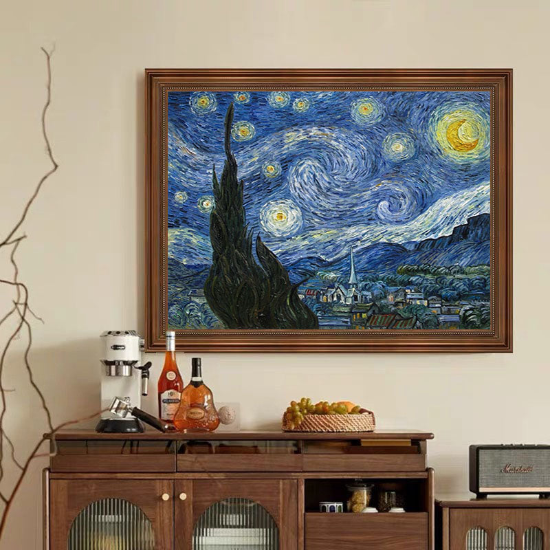 The Starry Night, After Van Gogh, Contemporary Wall Art #BGA 079