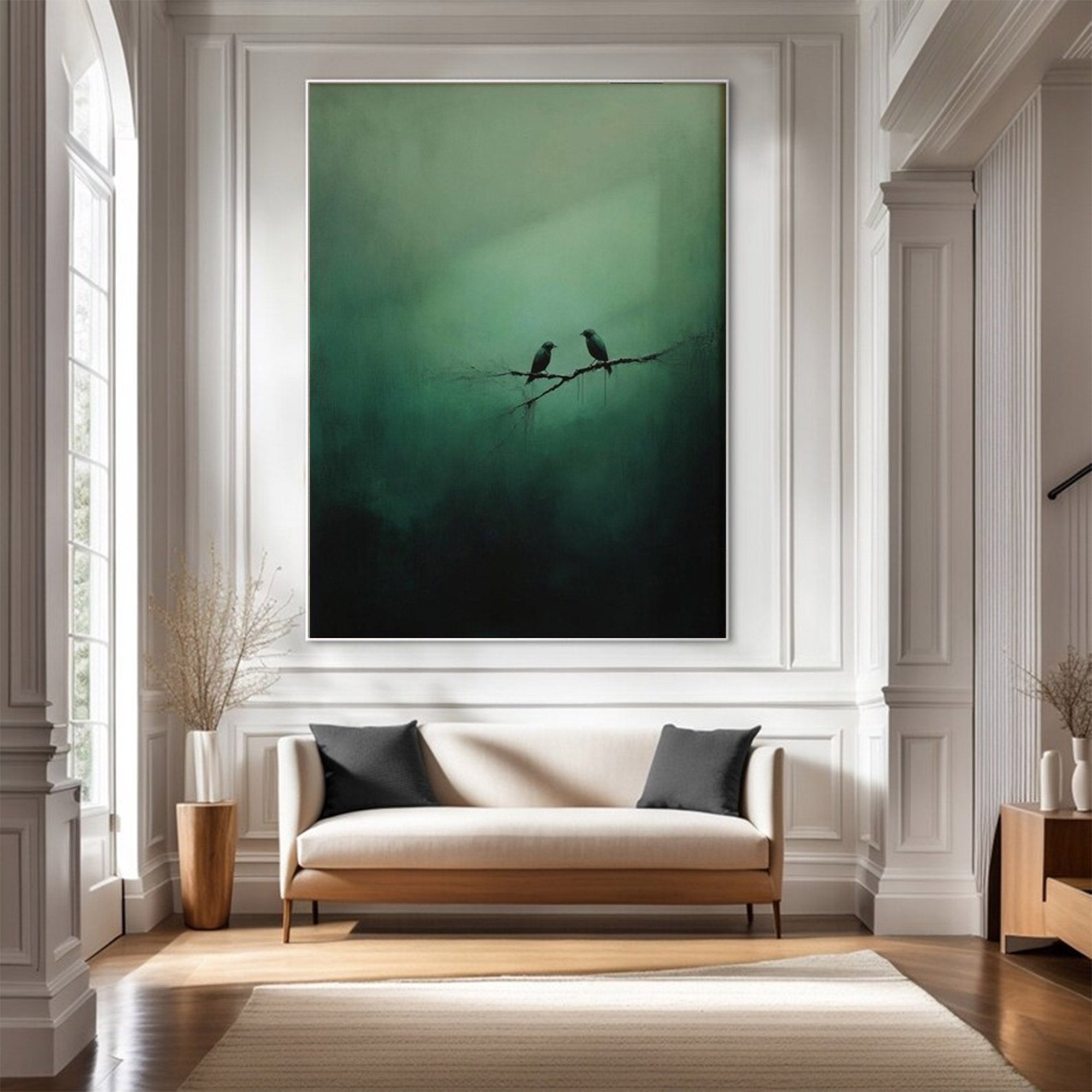 Large Tranquil Swimmers Art Painting | MuroArt #WG 099
