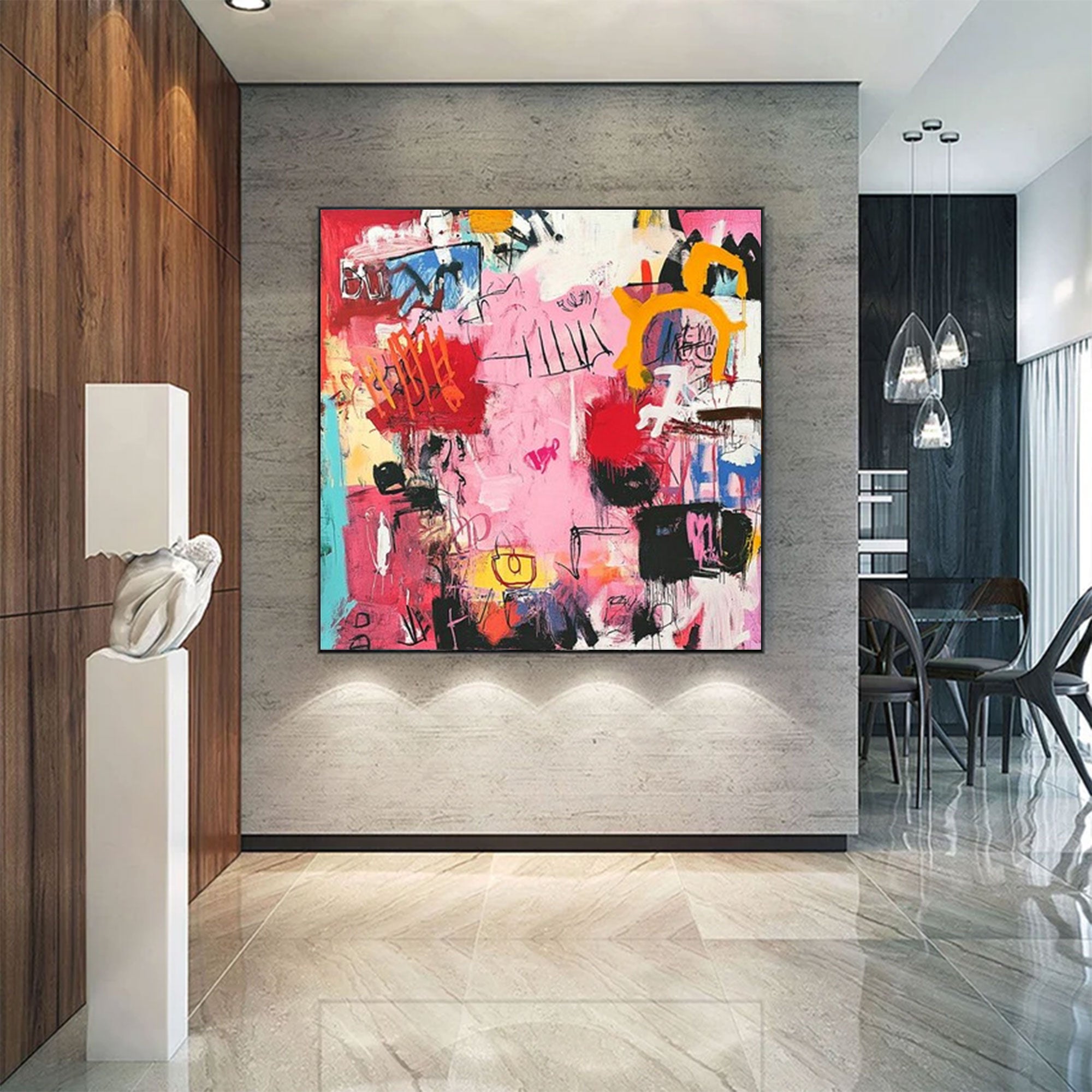 Large Contemporary Urban Expressionist Art | MuroArt #WGA 028