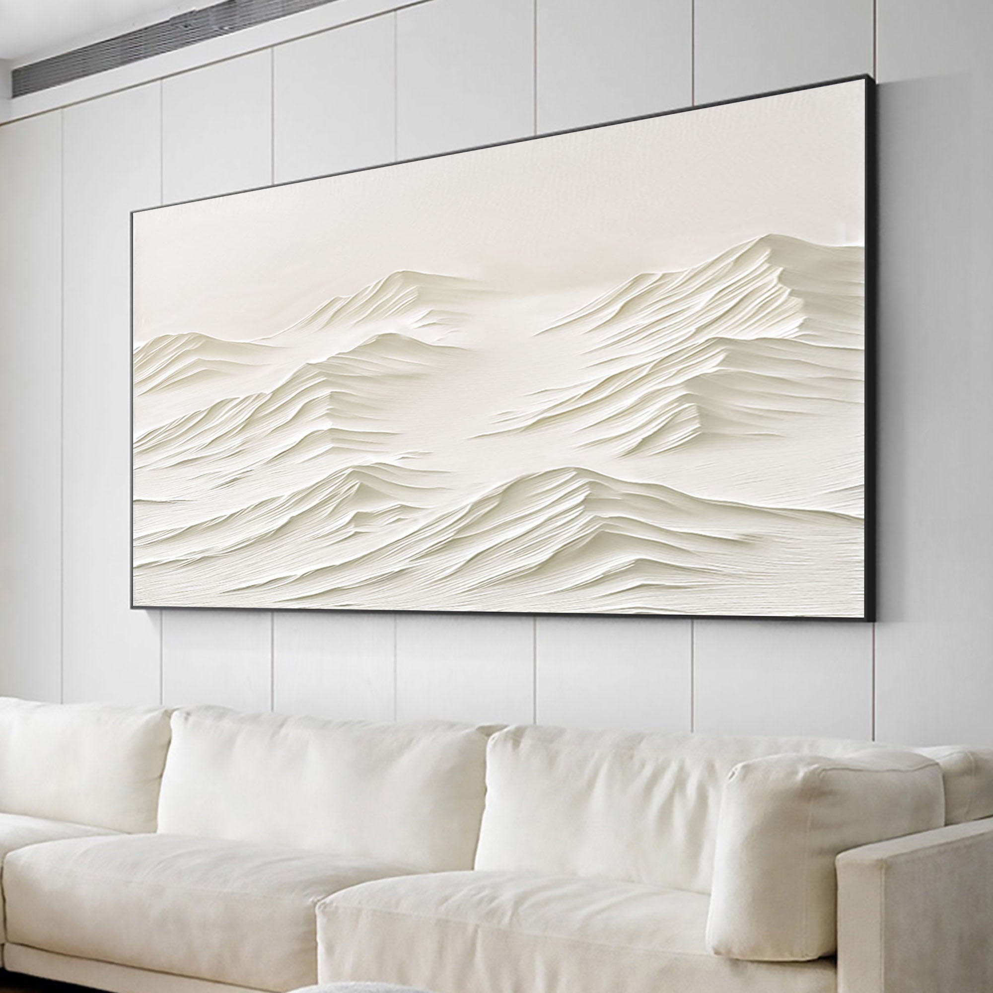 White Minimalist Painting #WM 035