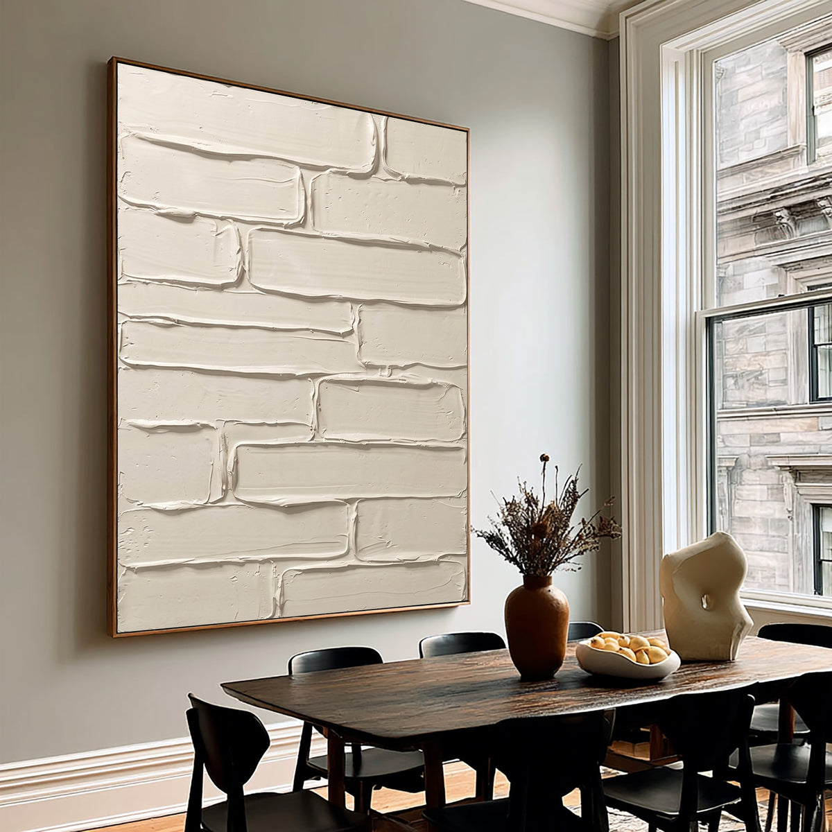 Layers Of Quiet Stone And Light Large White Textured Abstract Wall Art Sculptural Relief Contemporary Artwork