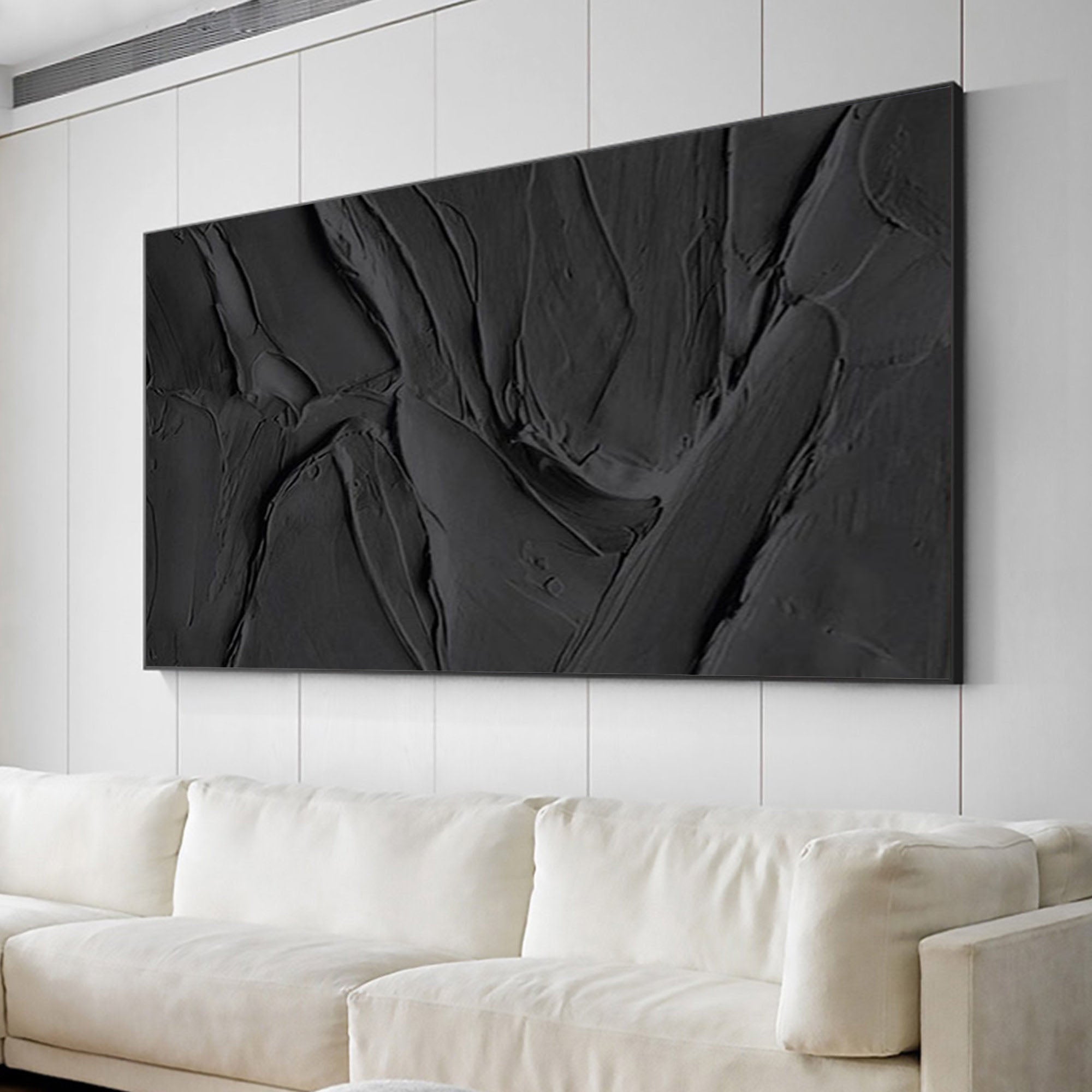 Black Minimalist Painting #BM 058