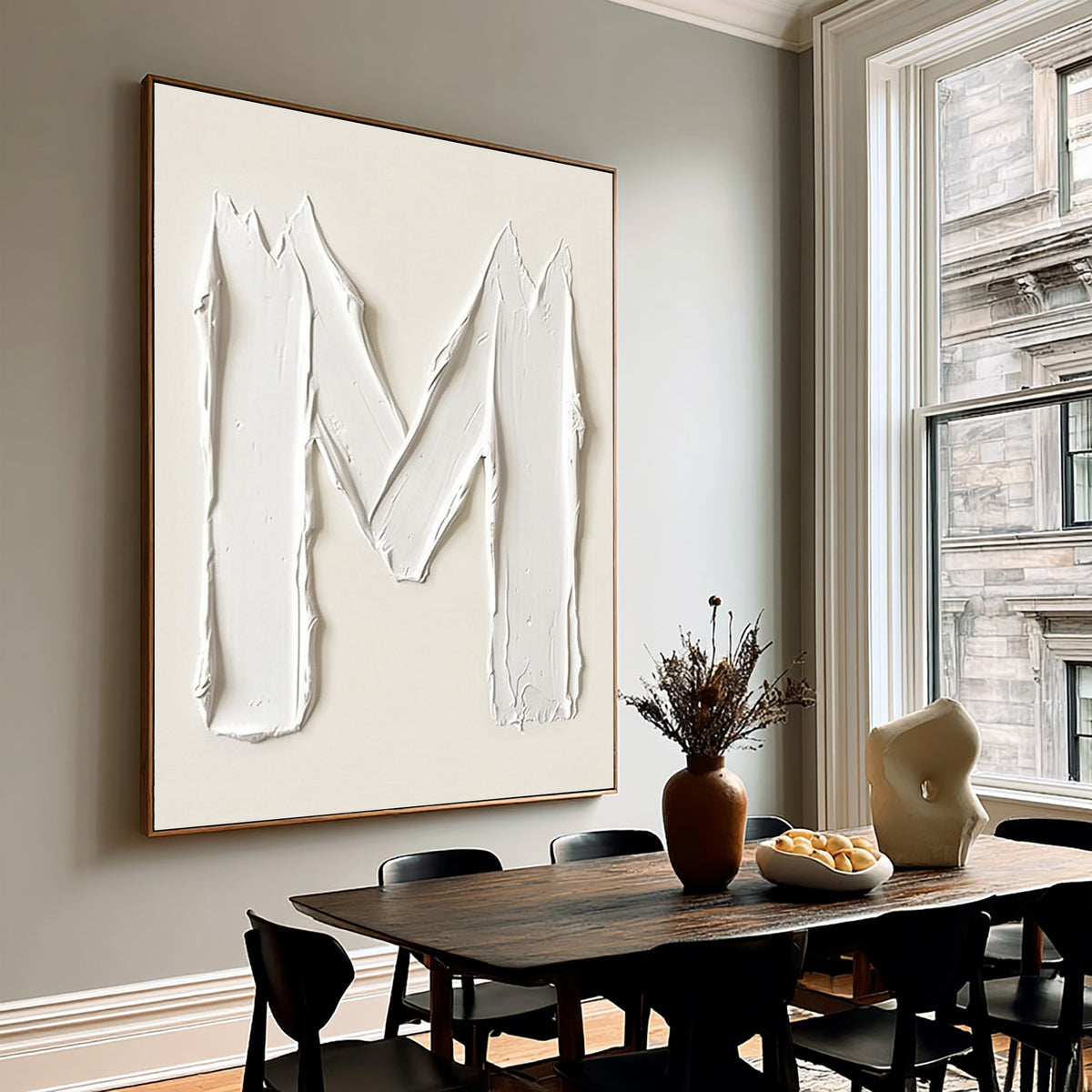 The Geometry Of A Gesture Large White Abstract Wall Art Textured Sculptural Relief Contemporary Artwork