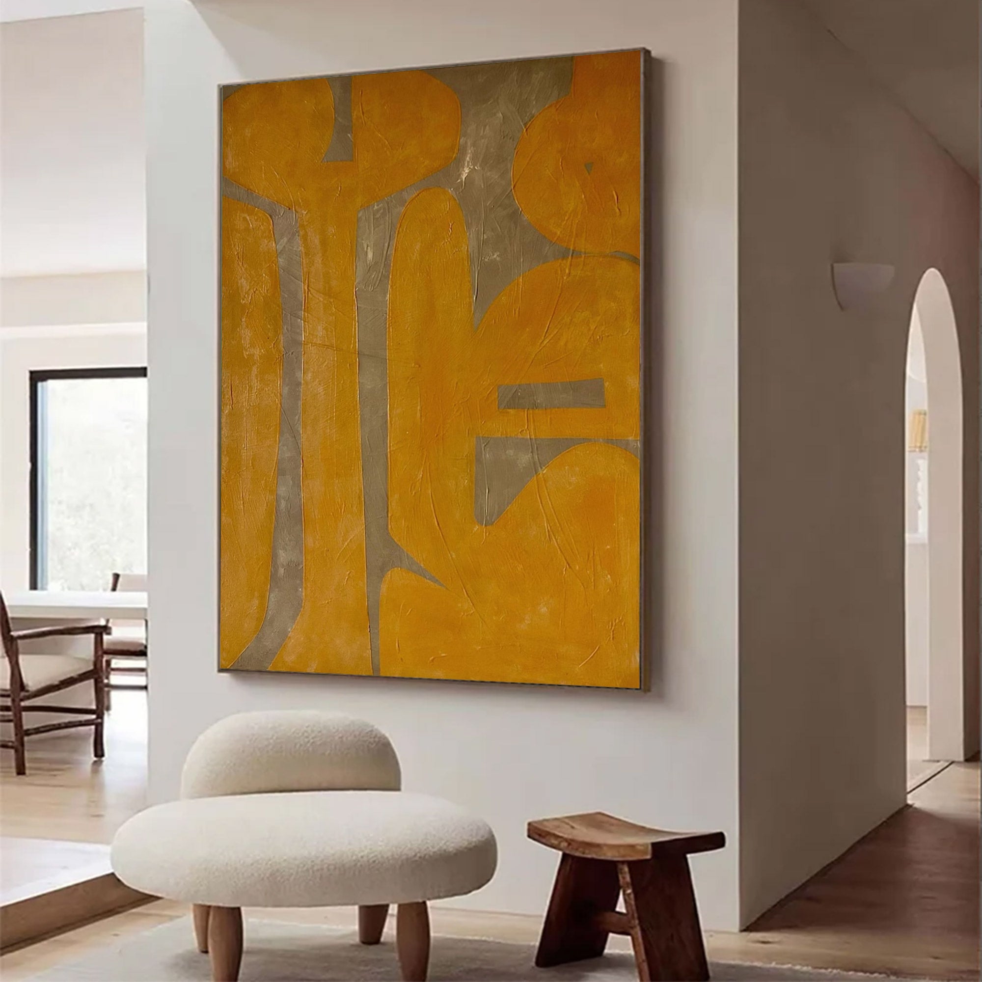 Oversized Bold Abstract Textured Painting | MuroArt #WG 100