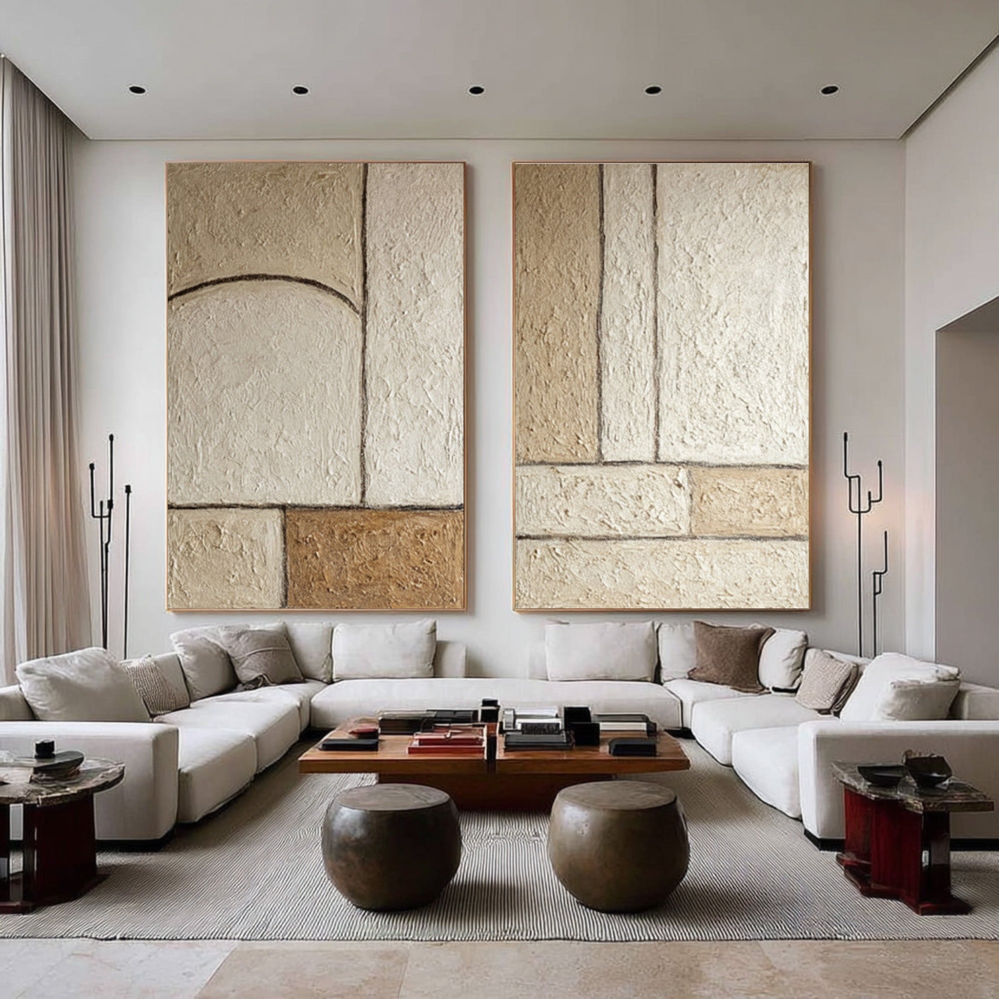 Large Modern Abstract Wall Art #WAB 002