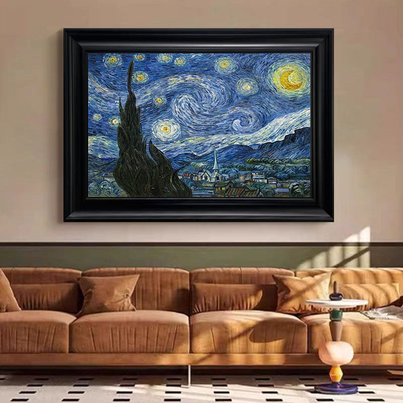 The Starry Night, After Van Gogh, Contemporary Wall Art #BGA 079