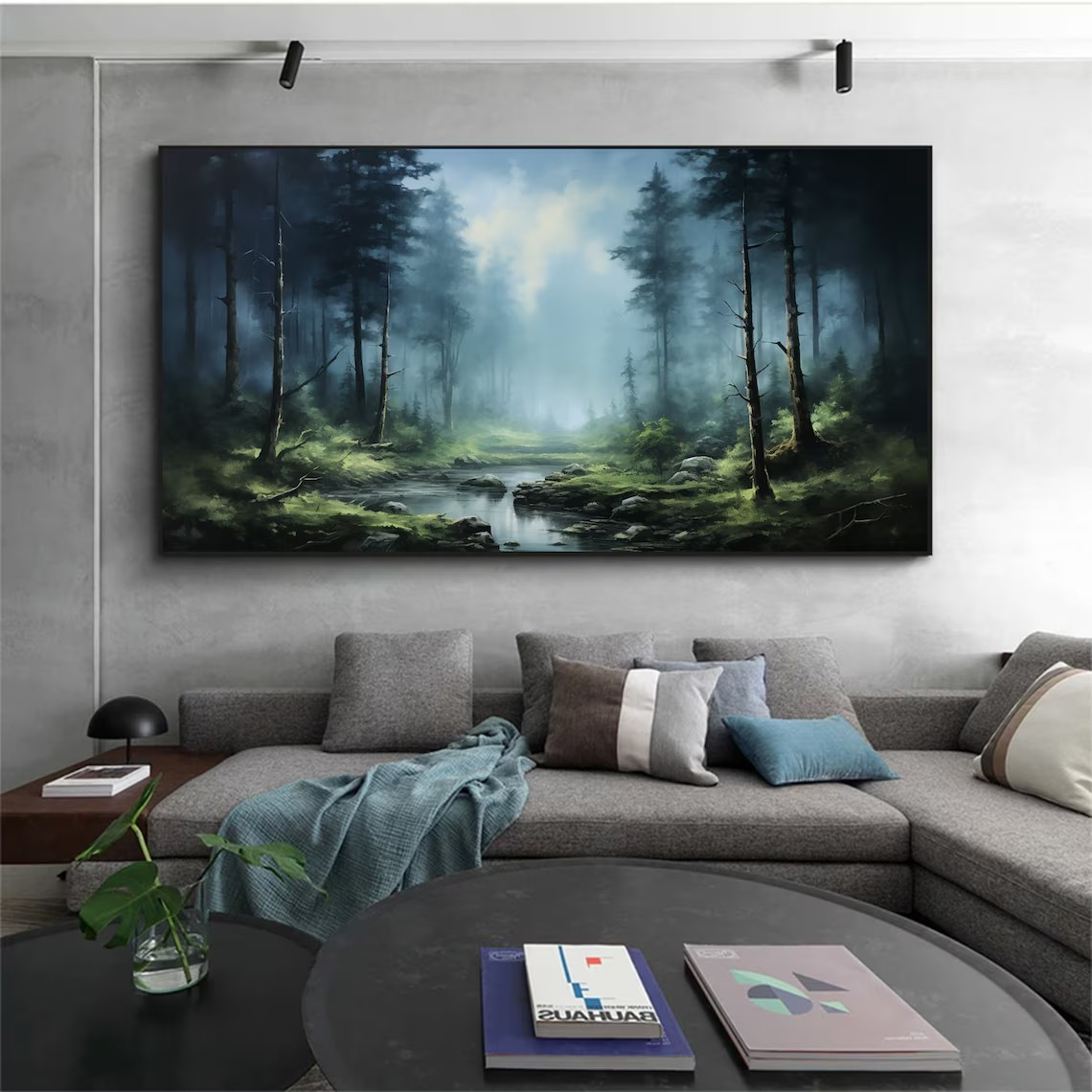 Mystical Forest Landscape Wall Art #BGA 049