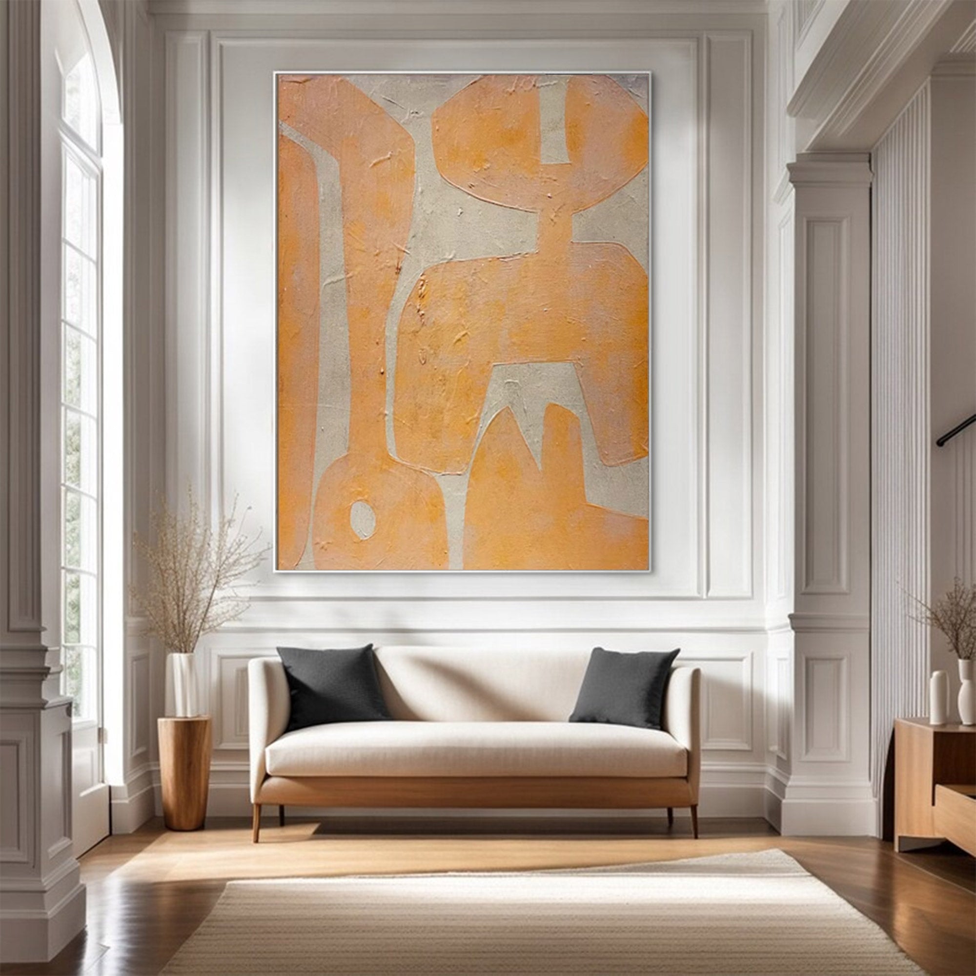 Oversized Bold Abstract Textured Painting | MuroArt #WG 100