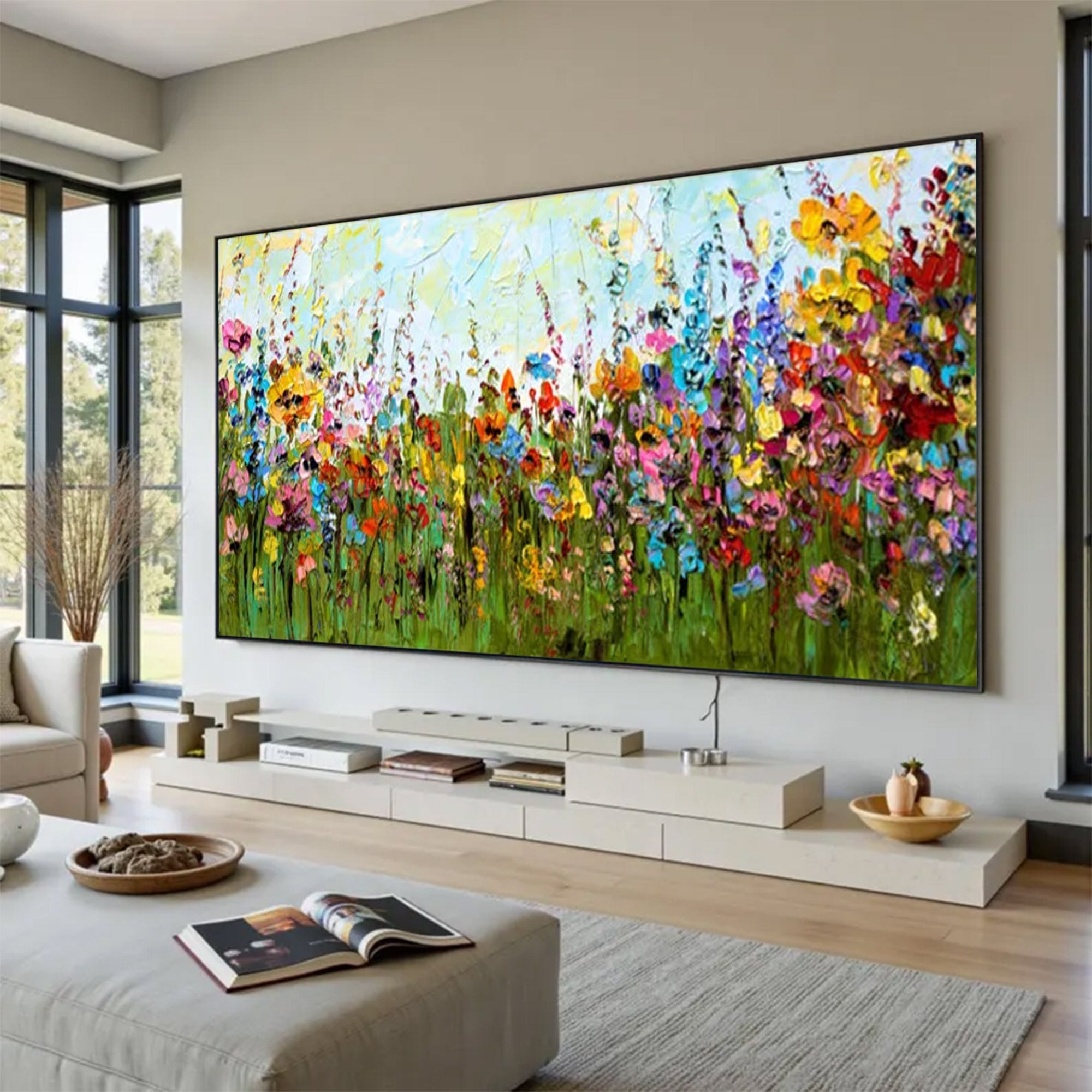 Large Contemporary Geometric Art | MuroArt #WGA 040