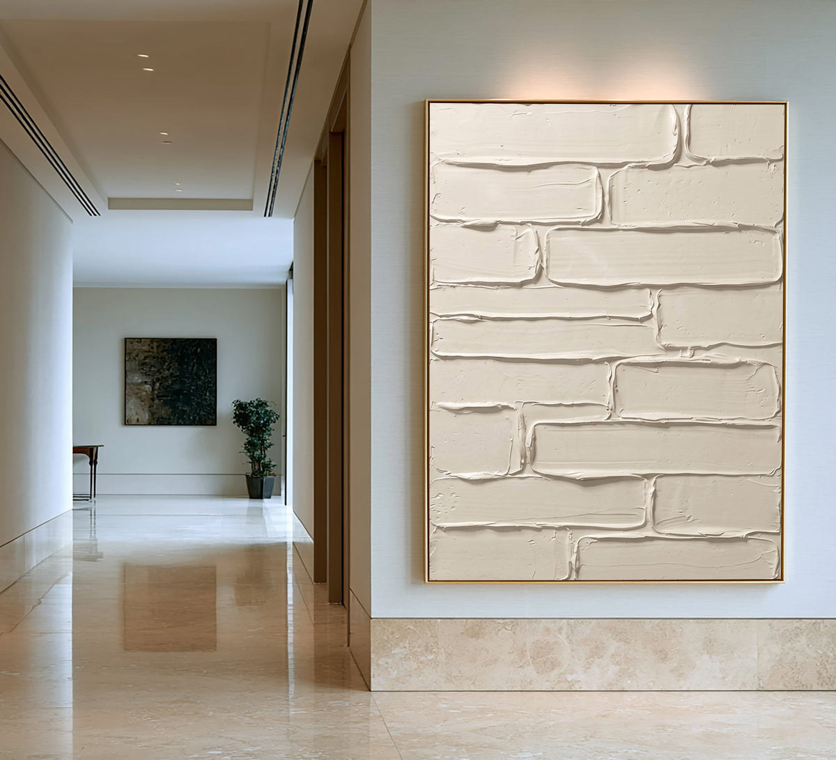 Layers Of Quiet Stone And Light Large White Textured Abstract Wall Art Sculptural Relief Contemporary Artwork