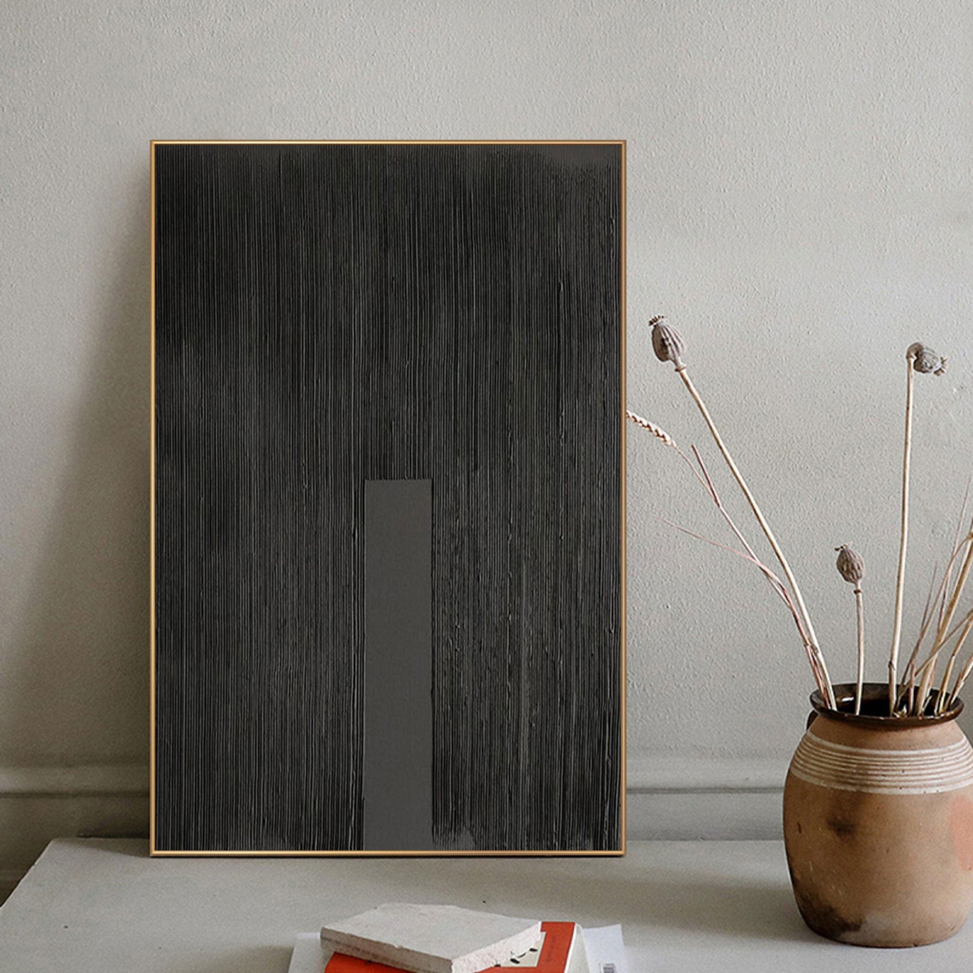 Black Minimalist Painting #BM 036