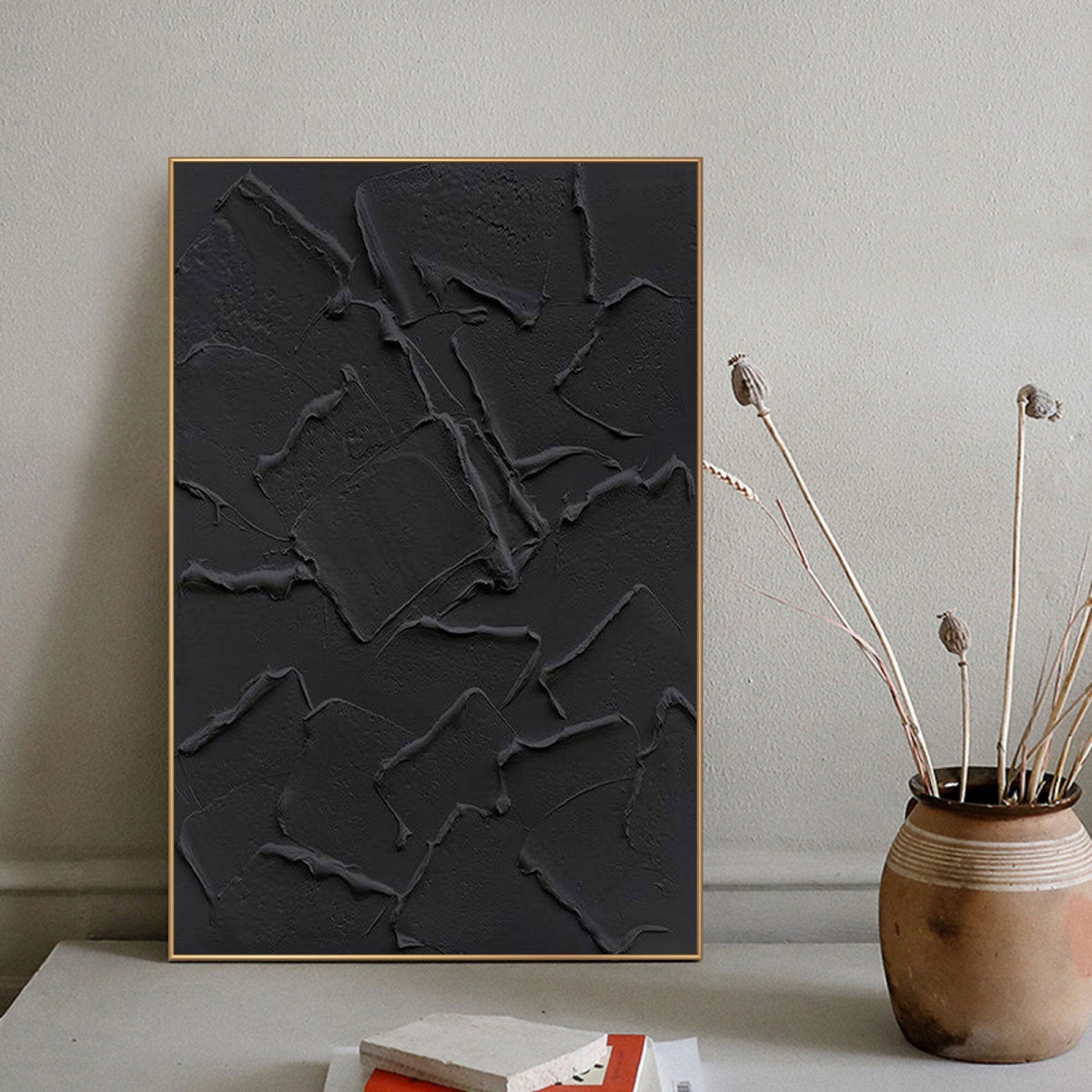 Black Minimalist Painting #BM 029