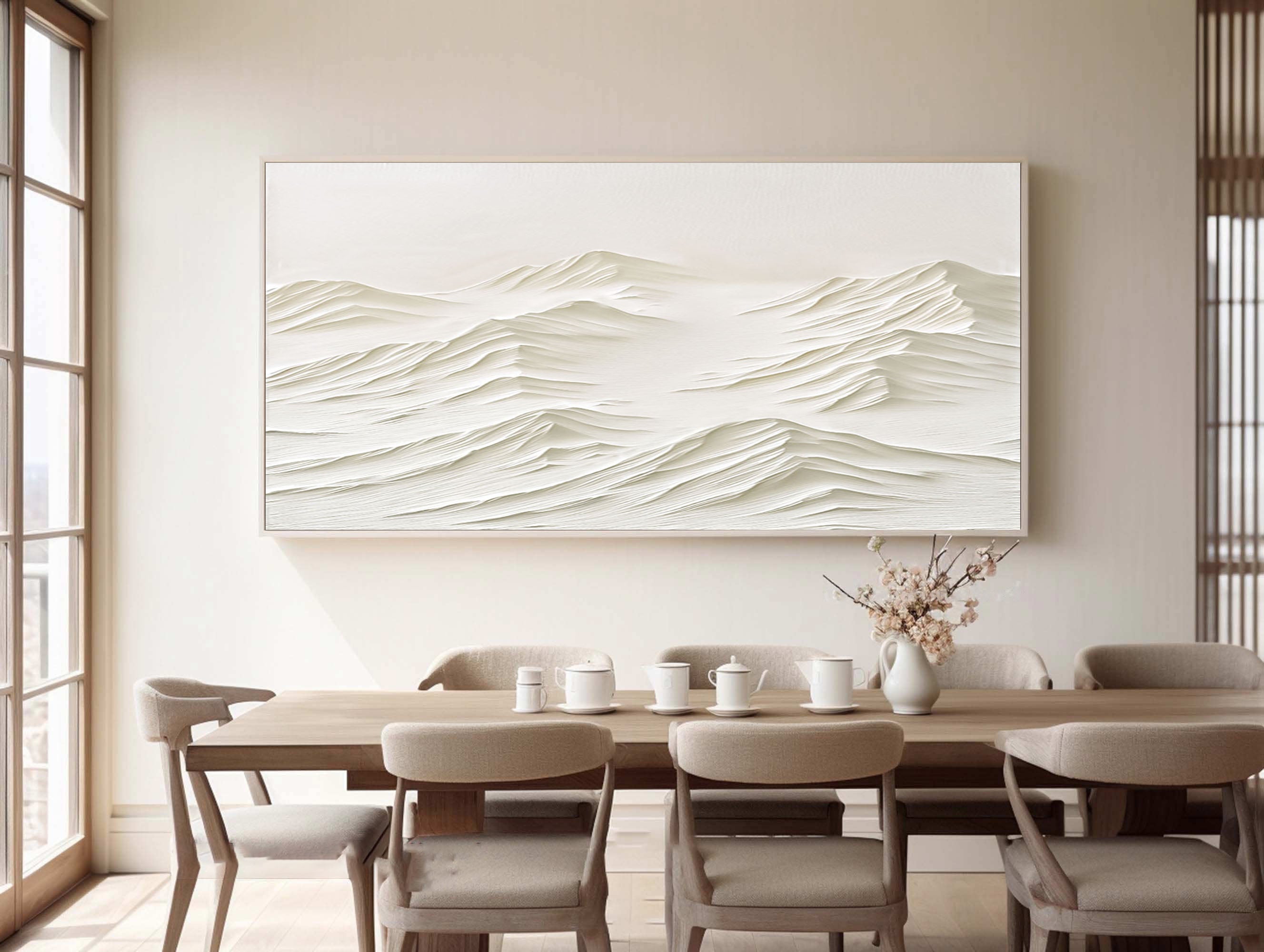 White Minimalist Painting #WM 035