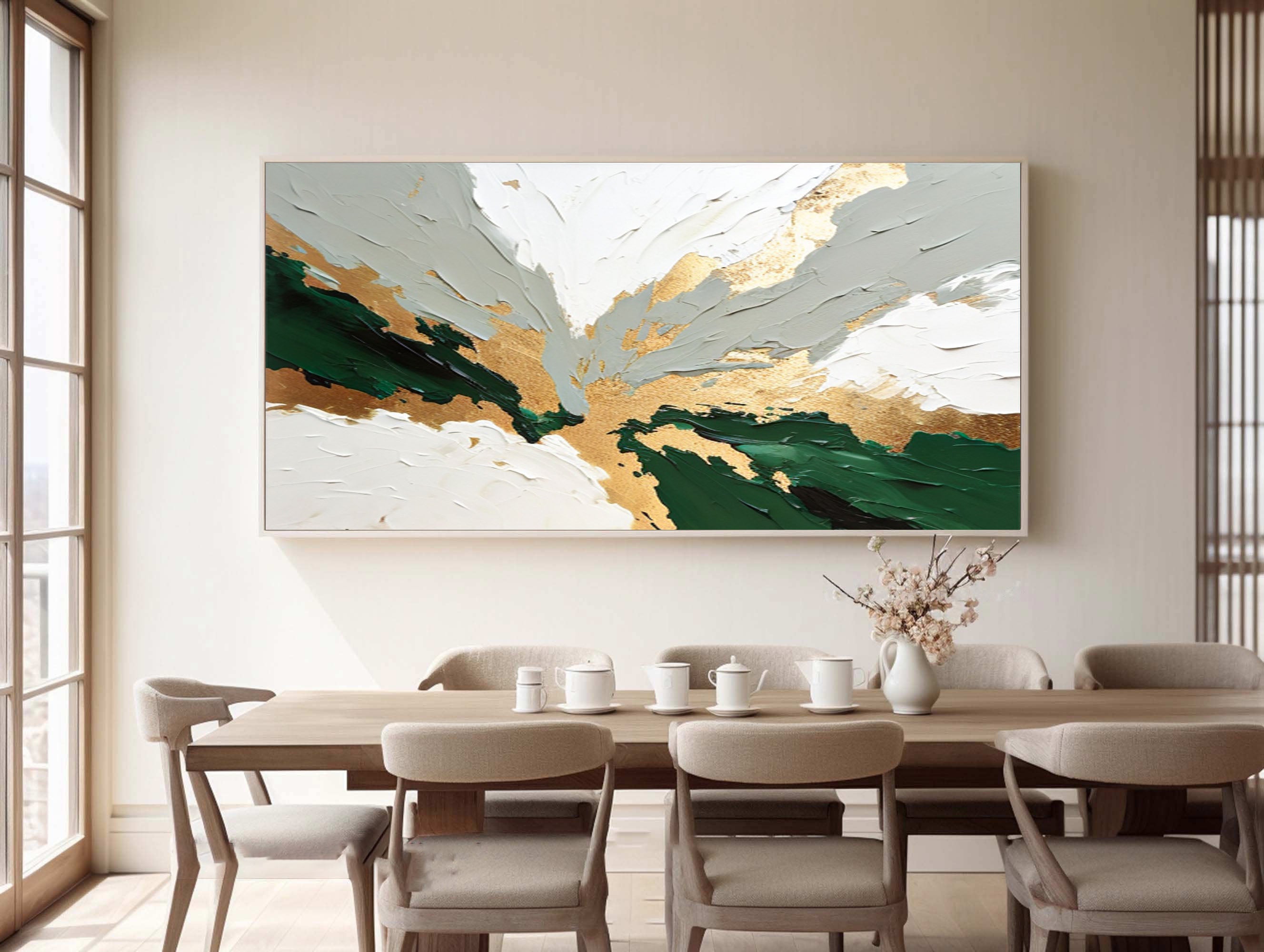 Abstract Art Oil Painting Luxurious Living Room Decoration #BGM 051