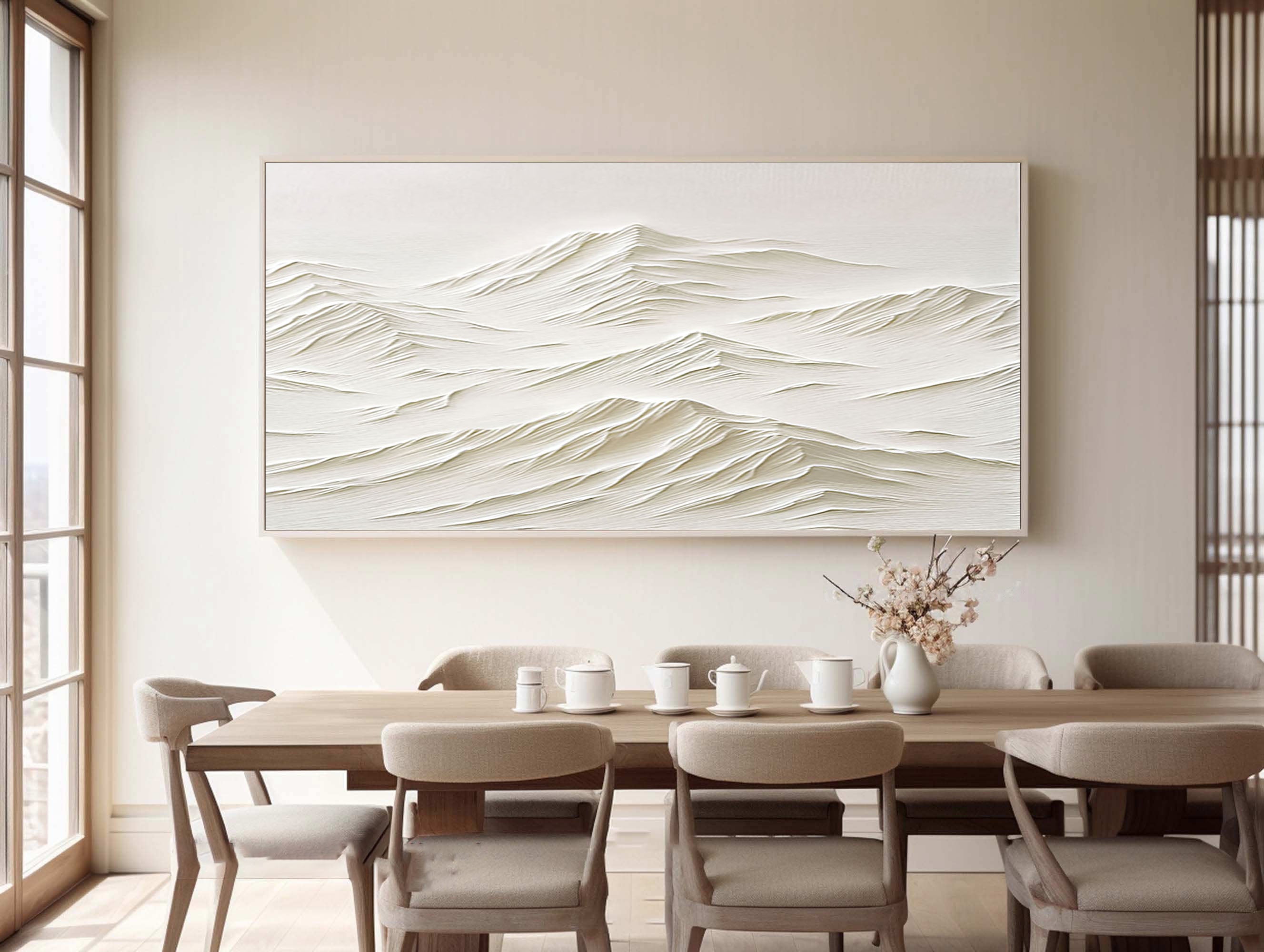 White Minimalist Painting #WM 036