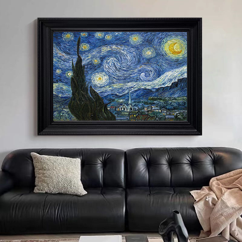 The Starry Night, After Van Gogh, Contemporary Wall Art #BGA 079