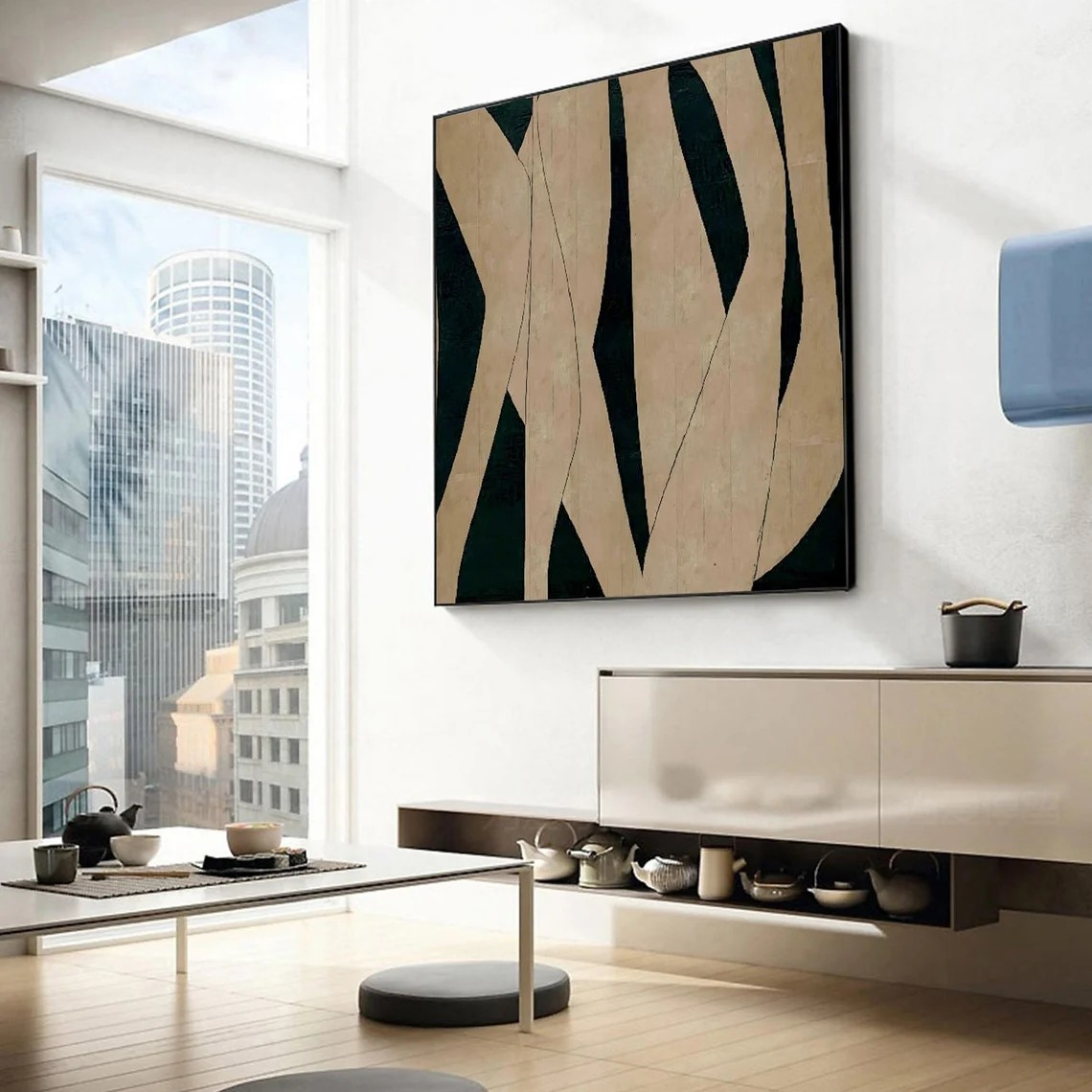 Modern Abstract Painting – Flowing Lines #WSA 006