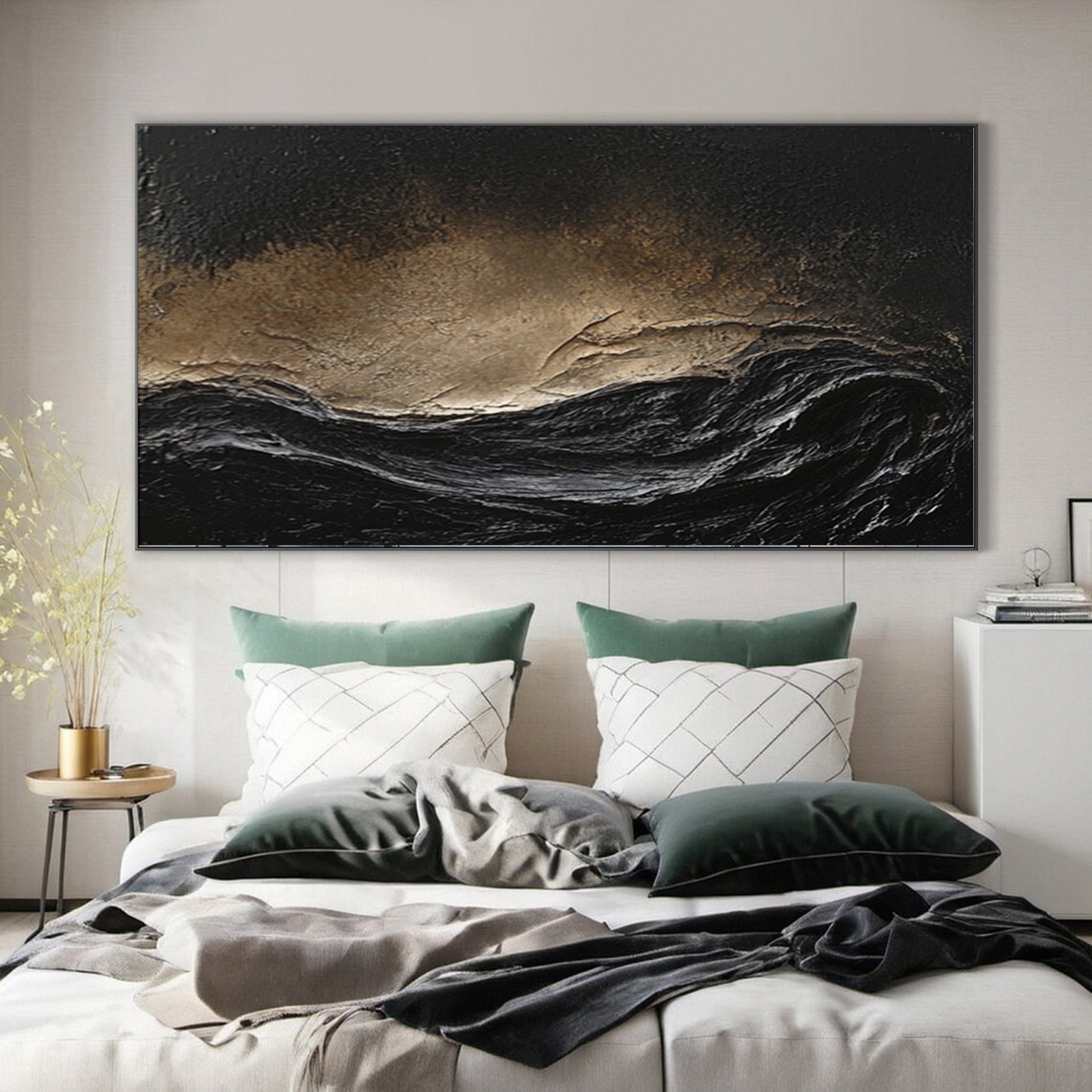 Sophisticated Black 3D Wall Art for Stylish Interiors #BM 108