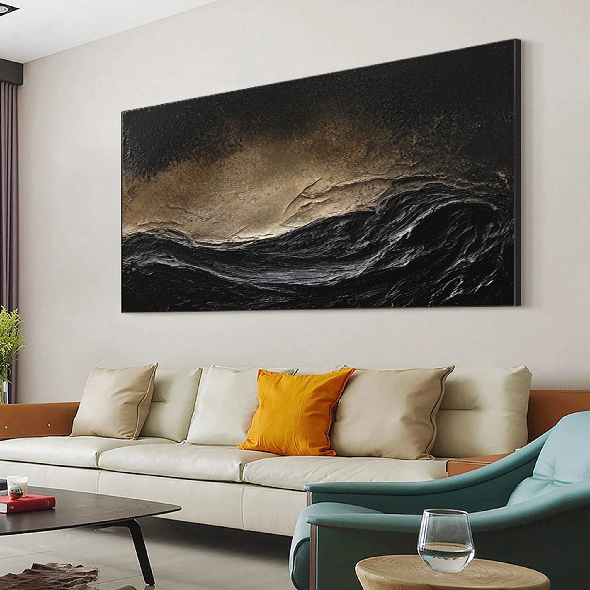 Sophisticated Black 3D Wall Art for Stylish Interiors #BM 108