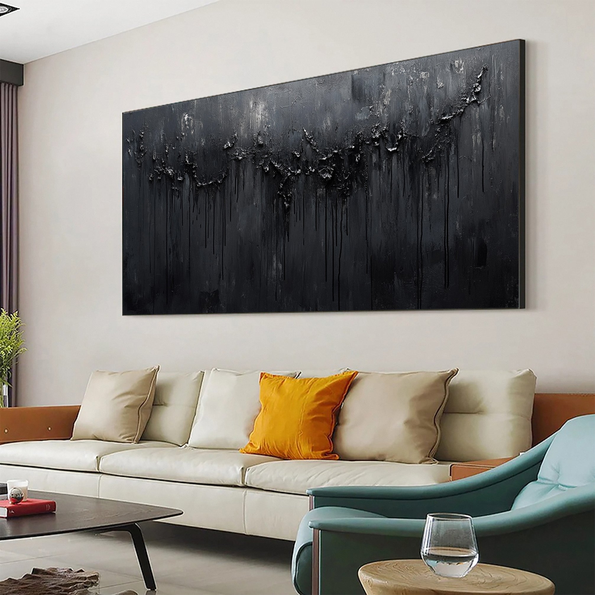 Sophisticated Black 3D Wall Art for Stylish Interiors #BM 105