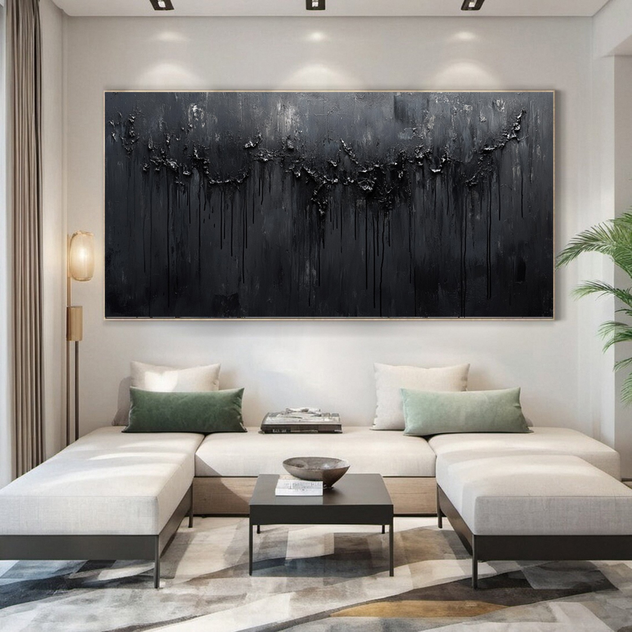 Sophisticated Black 3D Wall Art for Stylish Interiors #BM 105