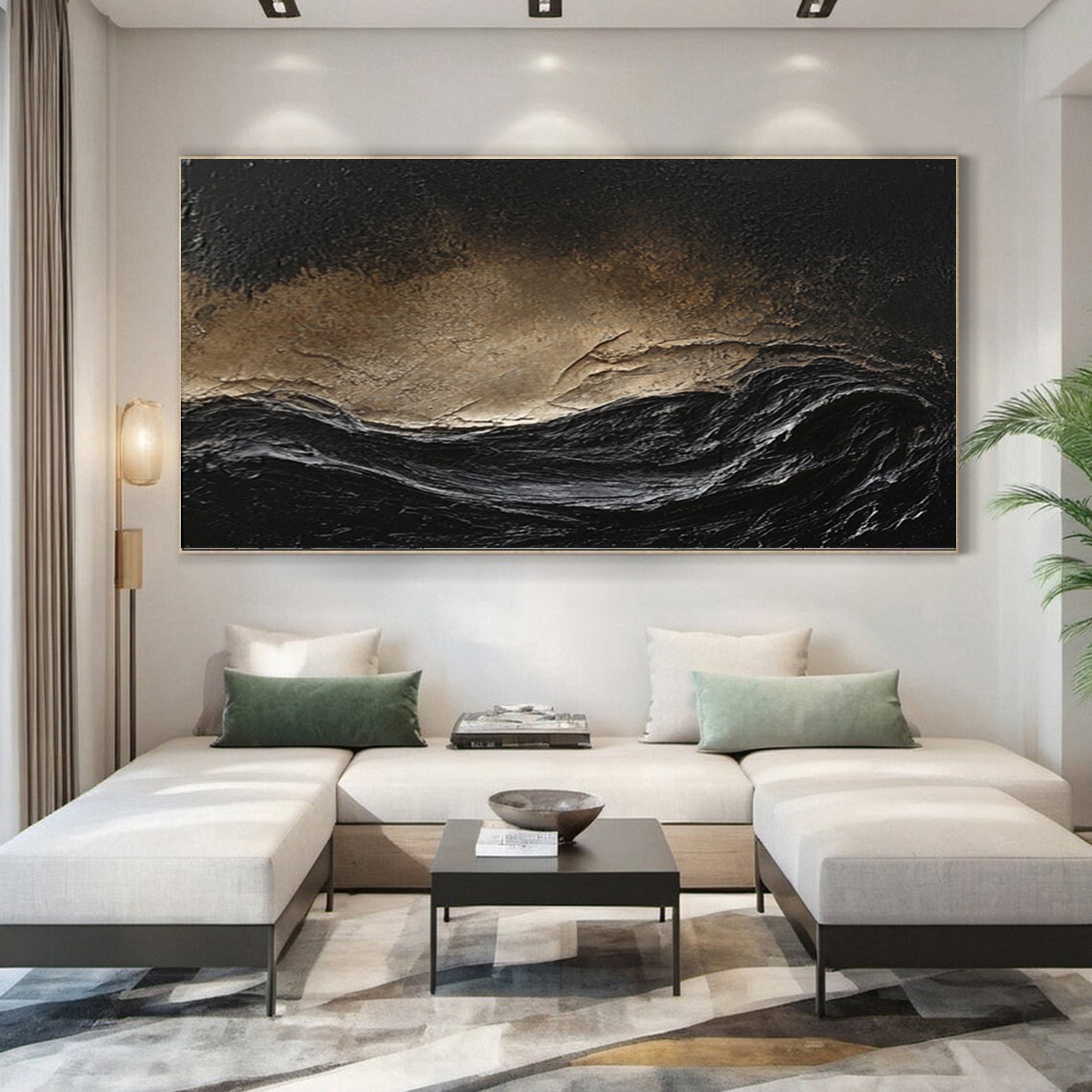 Sophisticated Black 3D Wall Art for Stylish Interiors #BM 108