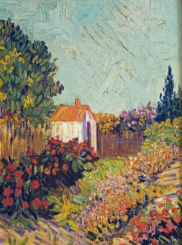 Garden Path Influenced By Van Gogh, Contemporary Wall Art #BGA 074