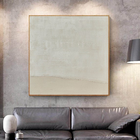 Beige & Brown Abstract Painting #BBA 025