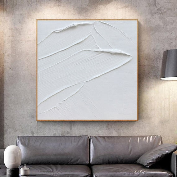 White Minimalist Painting #WM 023