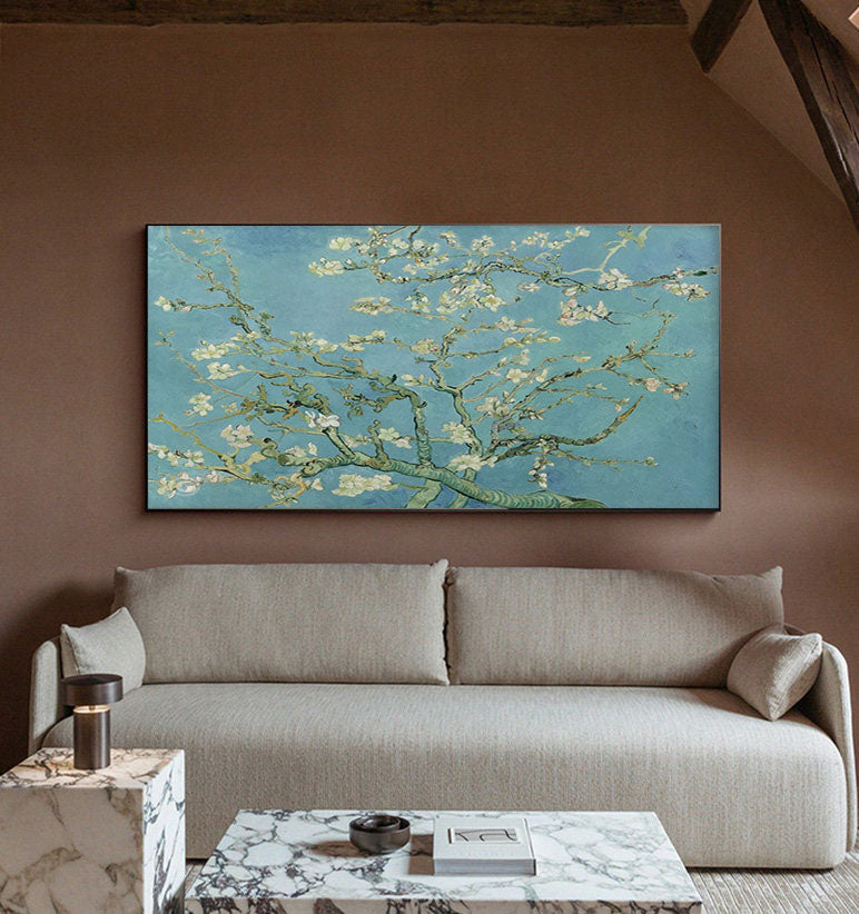 Almond Blossoms, after Van Gogh, Contemporary Wall Art #BGA 077