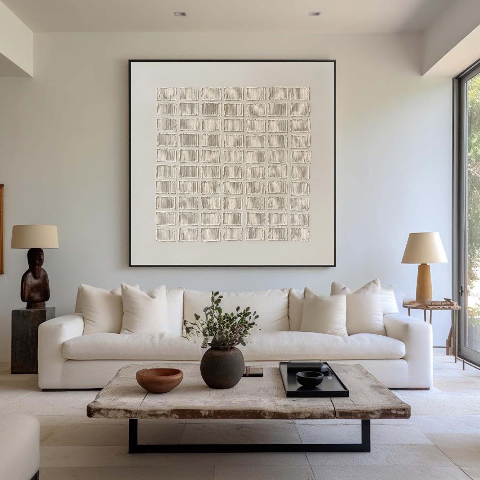 Abstract Shades Painting Sophisticated Home Art #WG 056