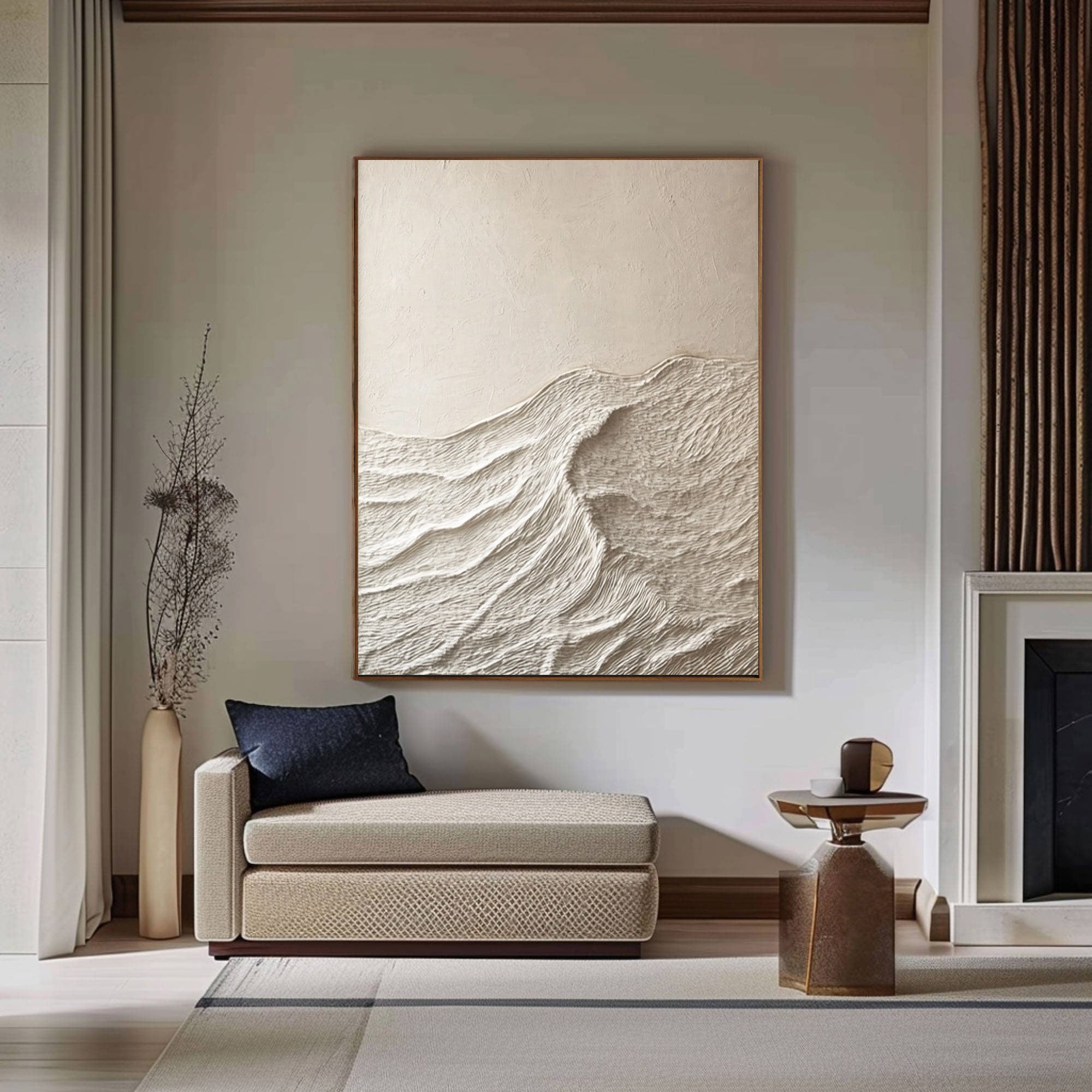 Minimalist Meets Nature Mountain Painting for Modern Homes #BBM 056