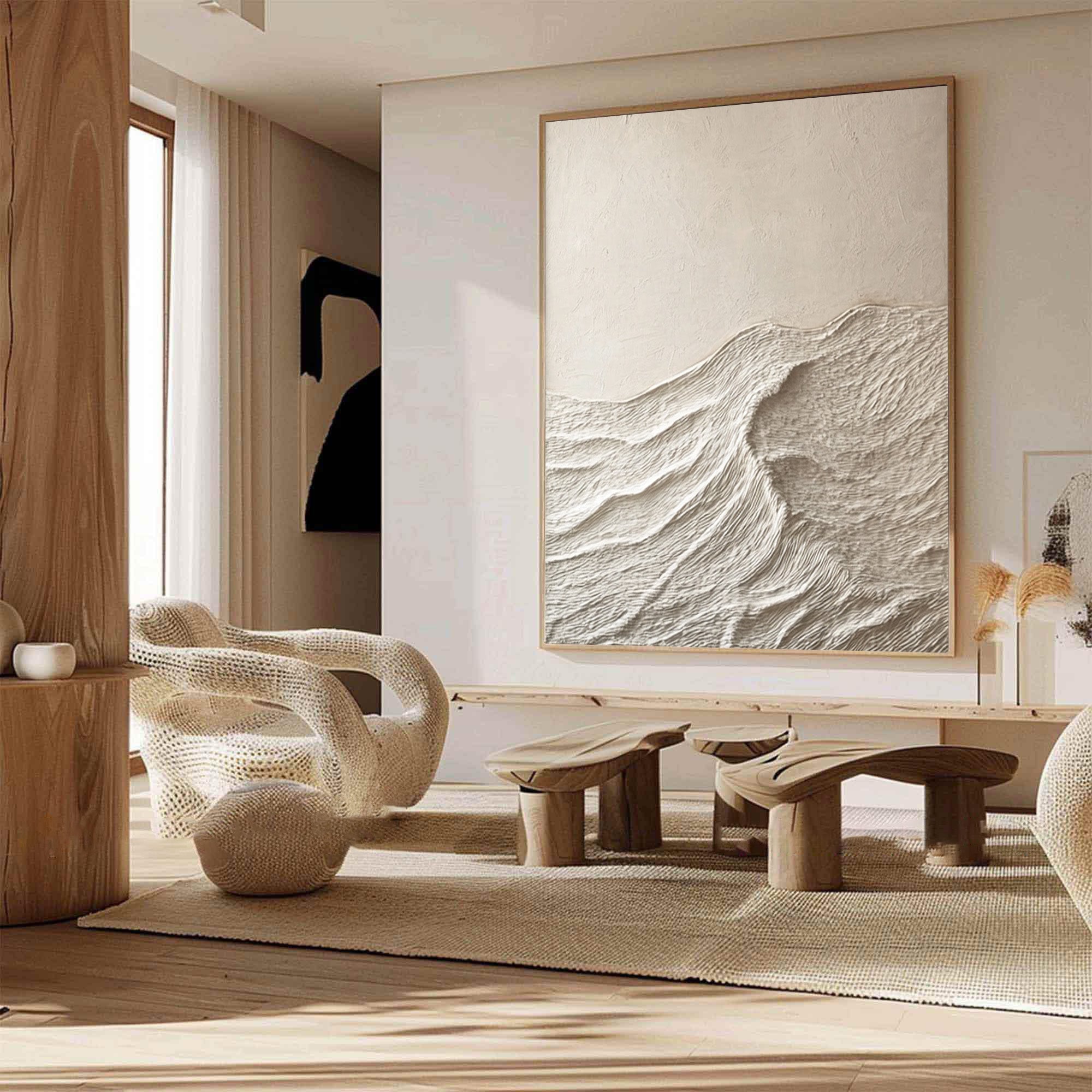 Minimalist Meets Nature Mountain Painting for Modern Homes #BBM 056