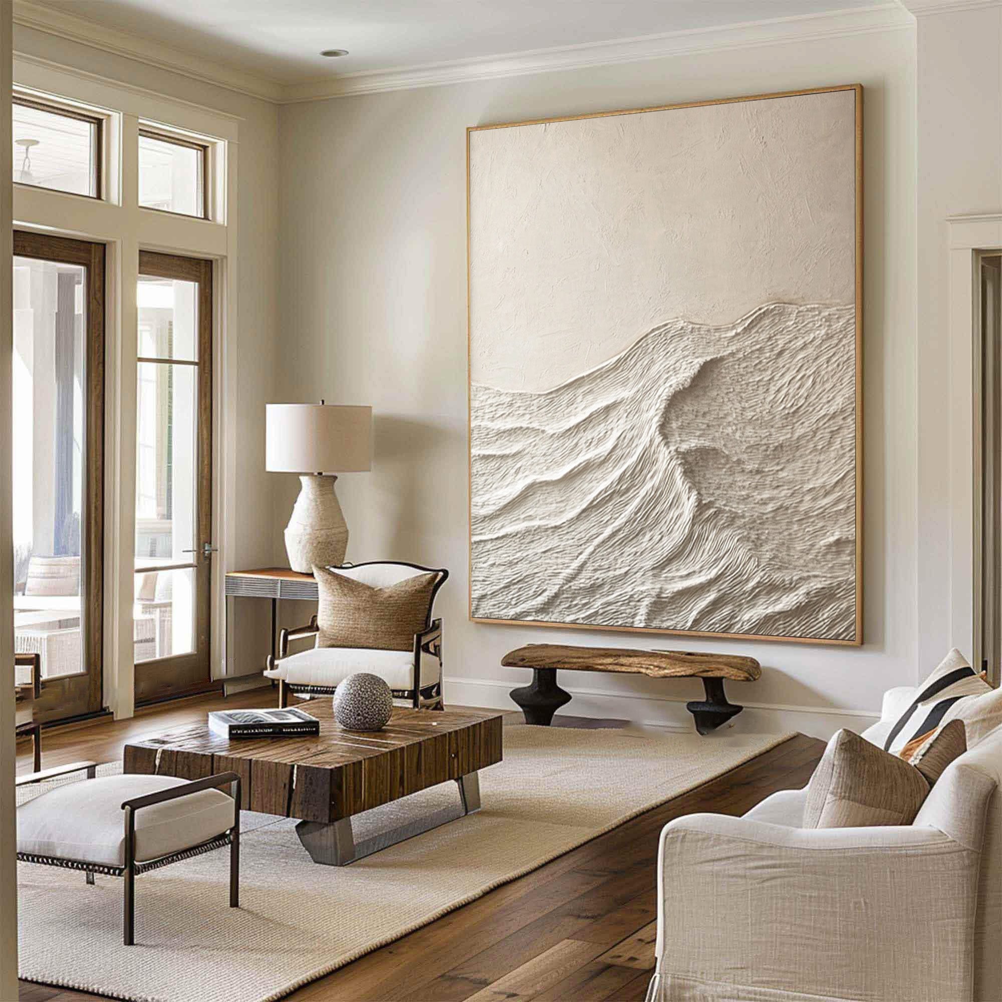 Minimalist Meets Nature Mountain Painting for Modern Homes #BBM 056