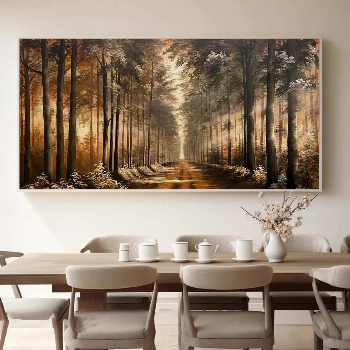 Mystical Woodland Trail Canvas Art #BGA 051