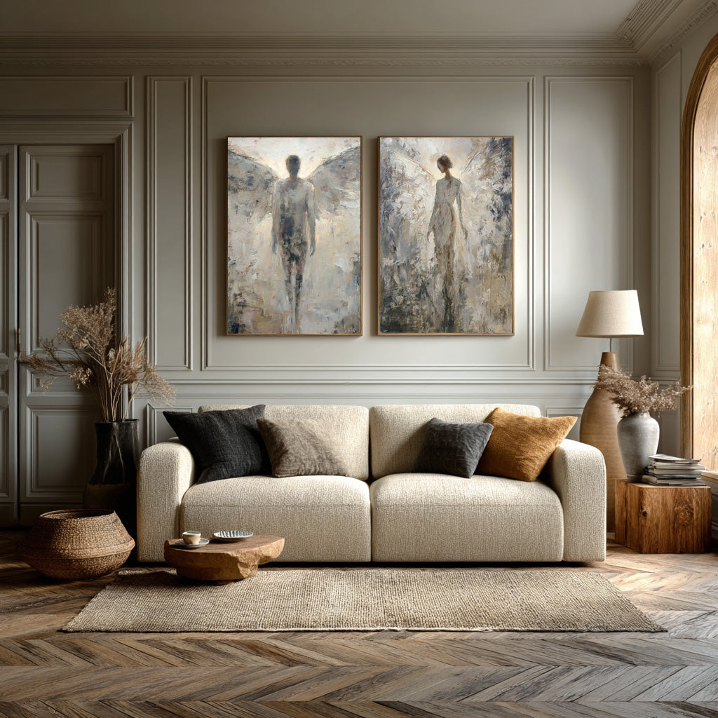 Spiritual Figure Paintings Set Contemporary Style #WG 022