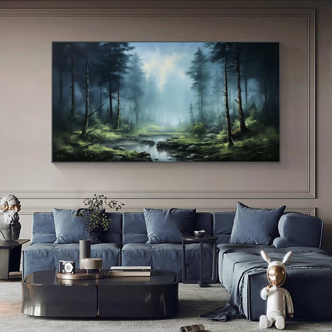 Mystical Forest Landscape Wall Art #BGA 049