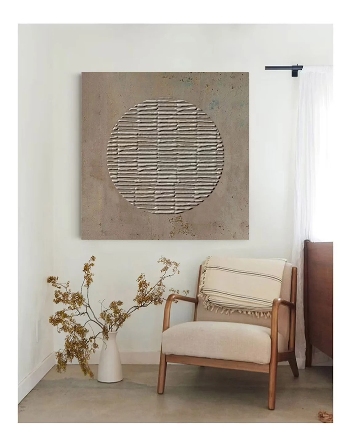 Contemporary Japanese-Style Minimalist Wall Art #WSA 009